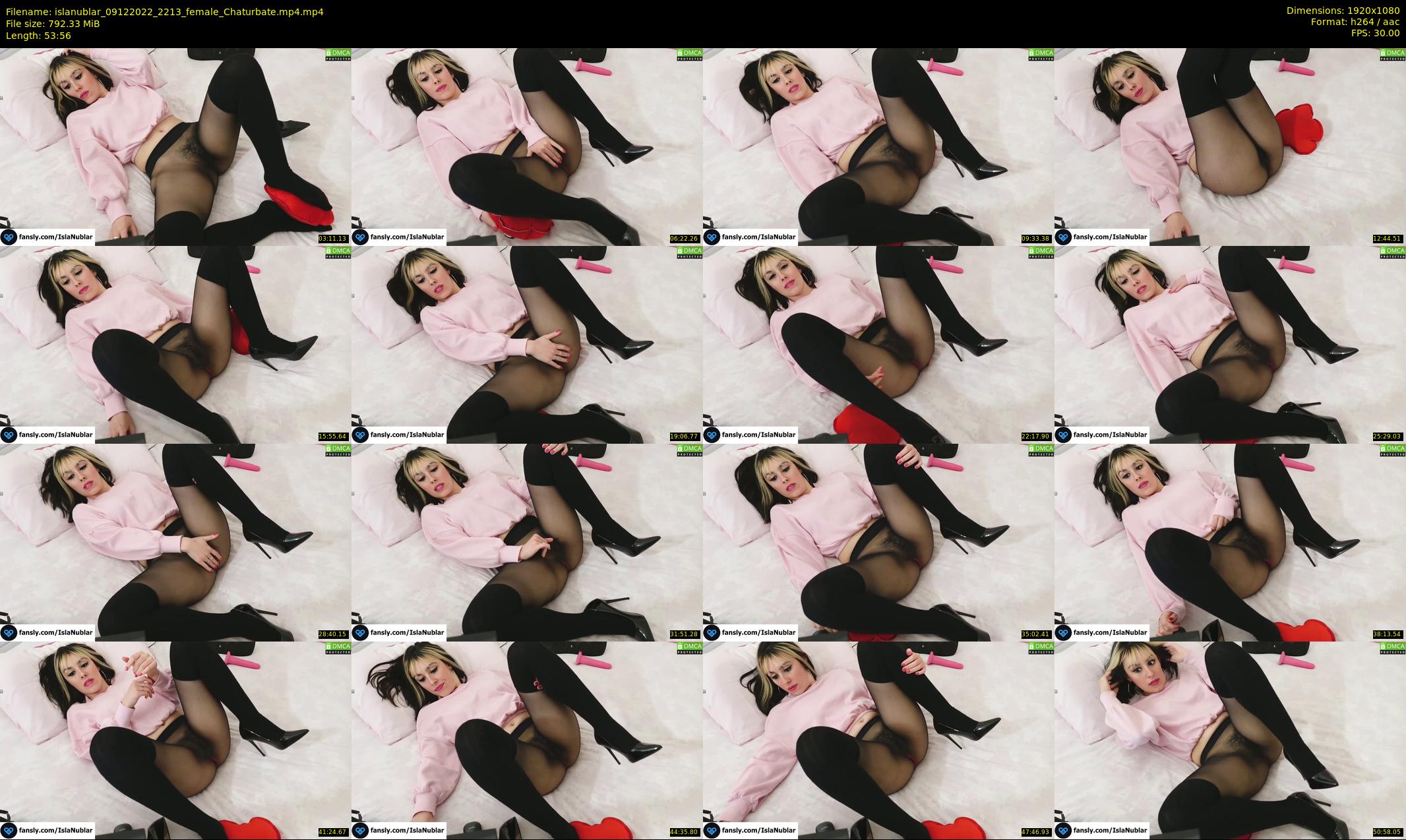 islanublar — 54 minute Chaturbate female cam show recording, 1080p, Dec 9, 2022