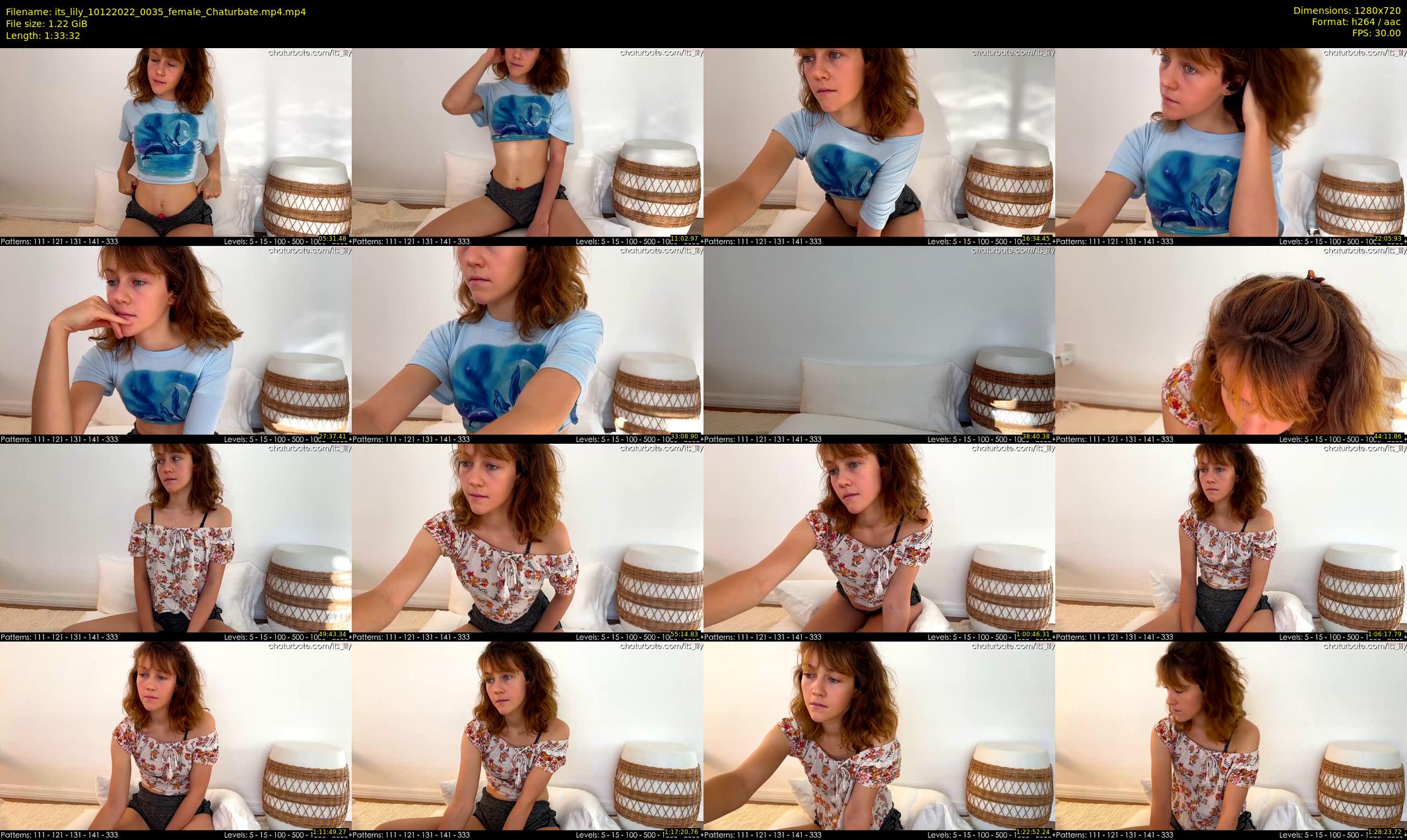 its_lily — 94 minute Chaturbate female cam show recording, 720p, Dec 10, 2022