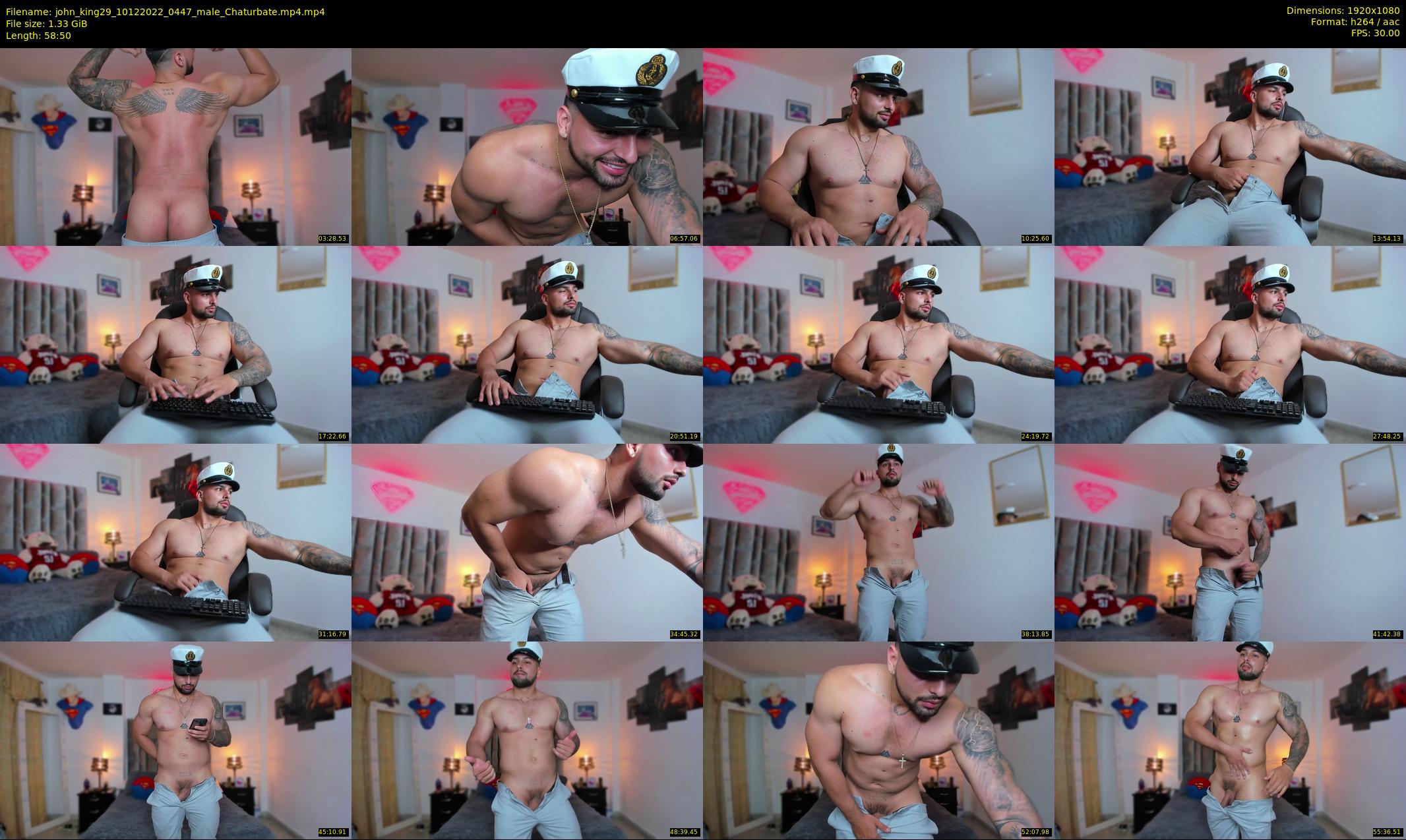 john_king29 — 59 minute Chaturbate male cam show recording, 1080p, Dec 10, 2022