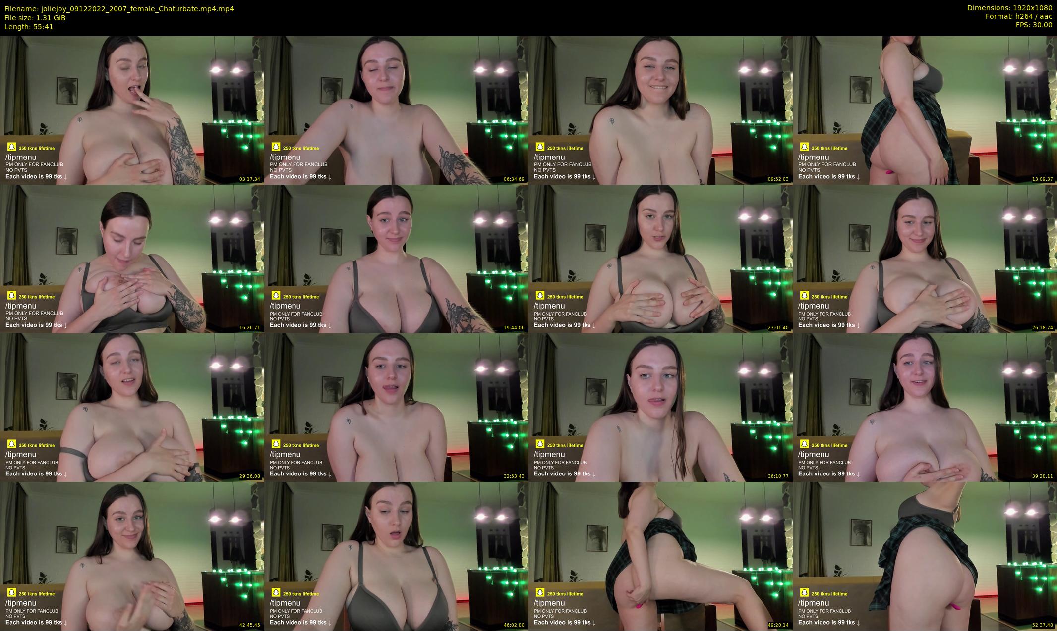joliejoy — 56 minute Chaturbate female cam show recording, 1080p, Dec 9, 2022