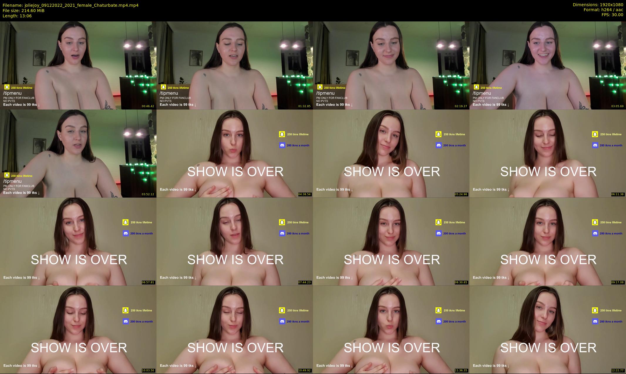 joliejoy — 14 minute Chaturbate female cam show recording, 1080p, Dec 9, 2022