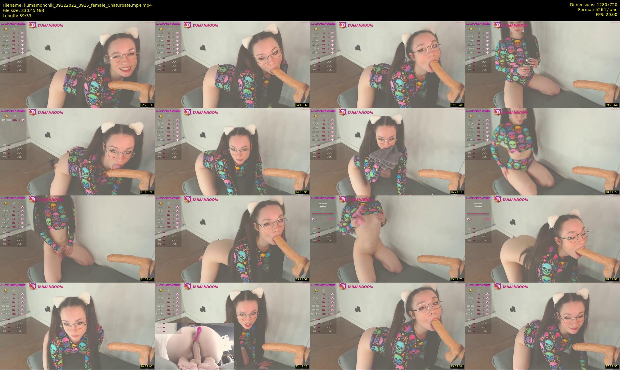 kumamonchik — 40 minute Chaturbate couple cam show recording, 720p, Dec 9, 2022