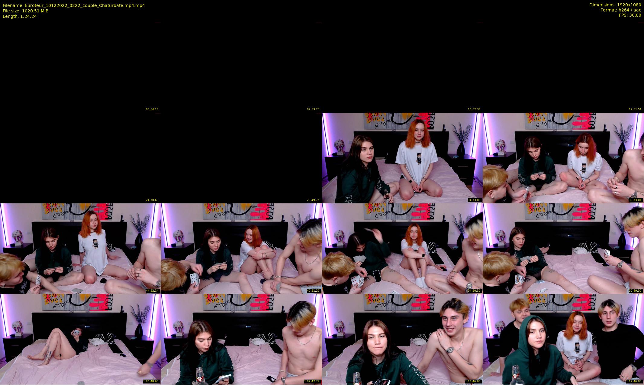 kuroteur — 85 minute Chaturbate couple cam show recording, 1080p, Dec 10, 2022