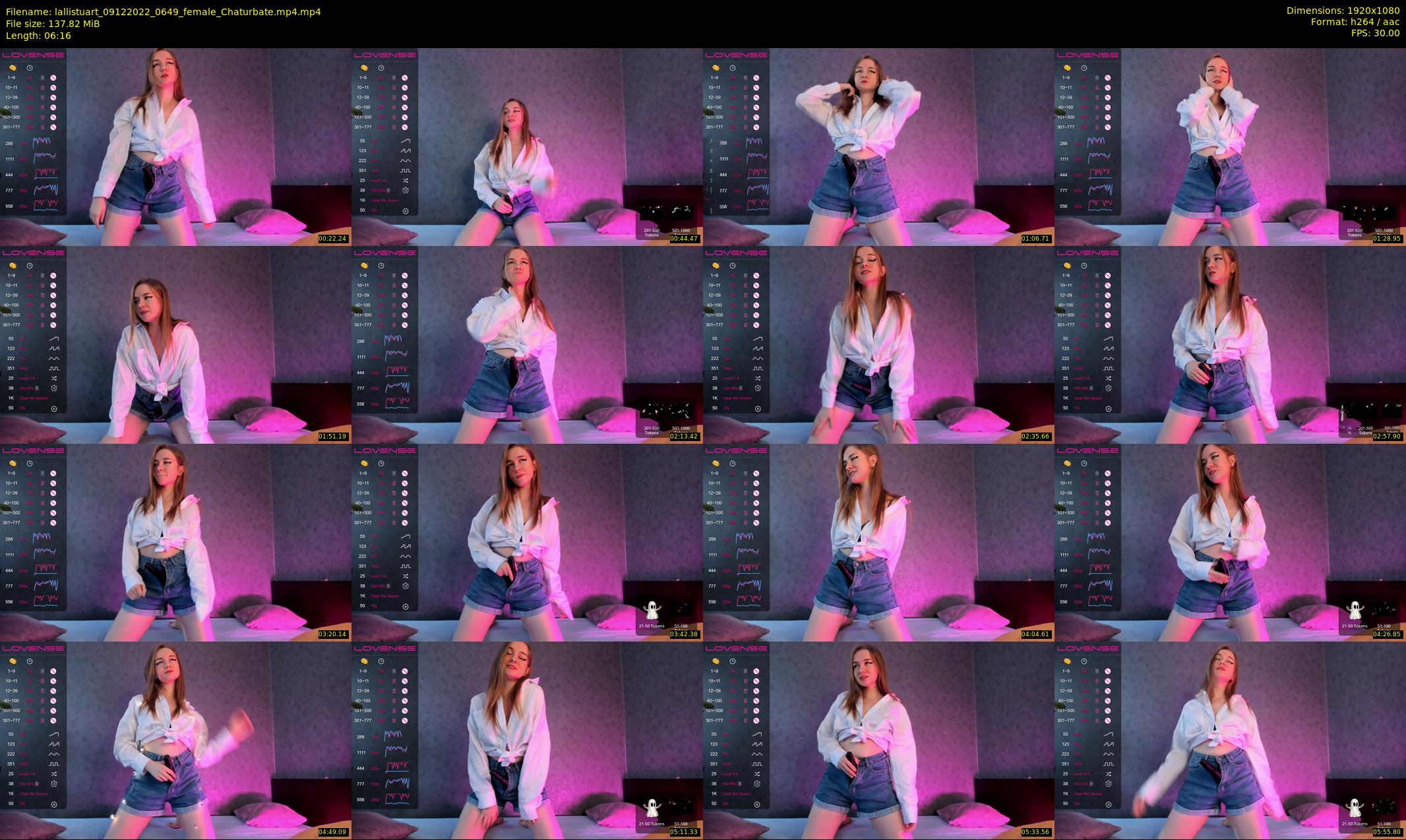 lallistuart — 7 minute Chaturbate female cam show recording, 1080p, Dec 9, 2022