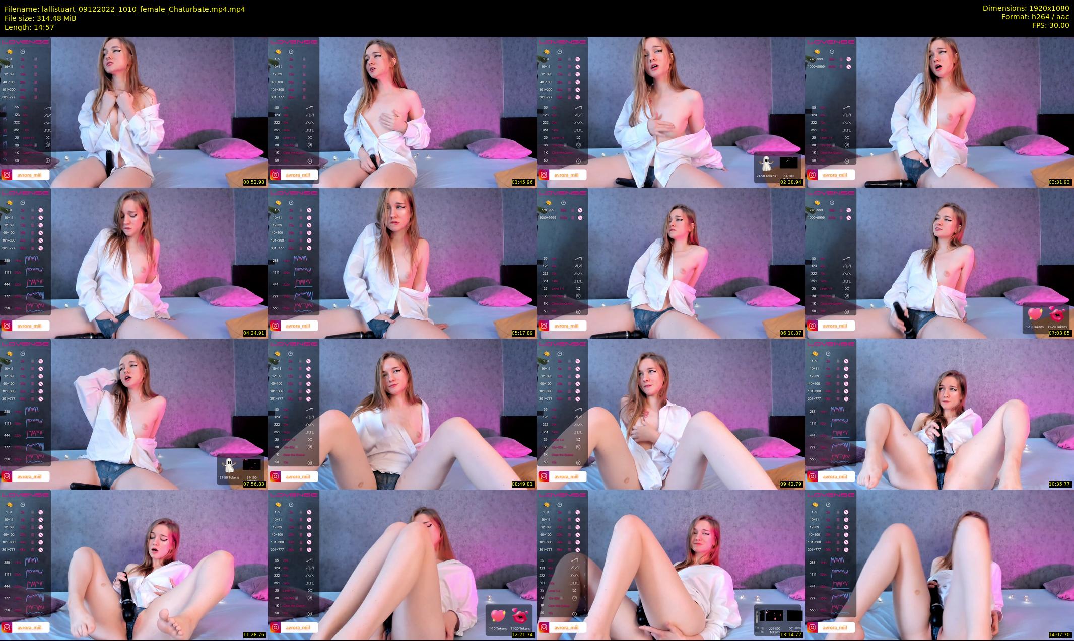 lallistuart — 15 minute Chaturbate female cam show recording, 1080p, Dec 9, 2022