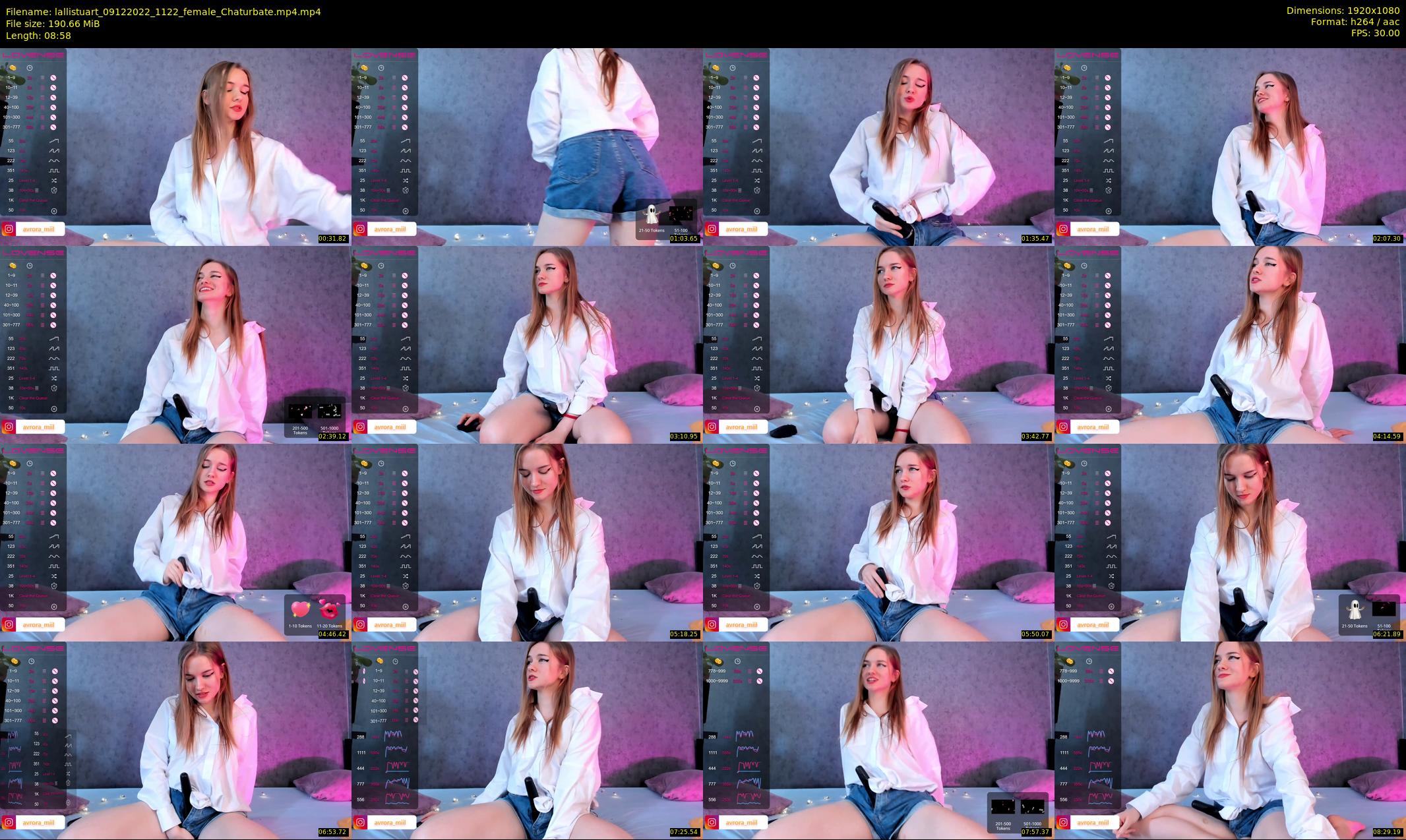 lallistuart — 9 minute Chaturbate female cam show recording, 1080p, Dec 9, 2022