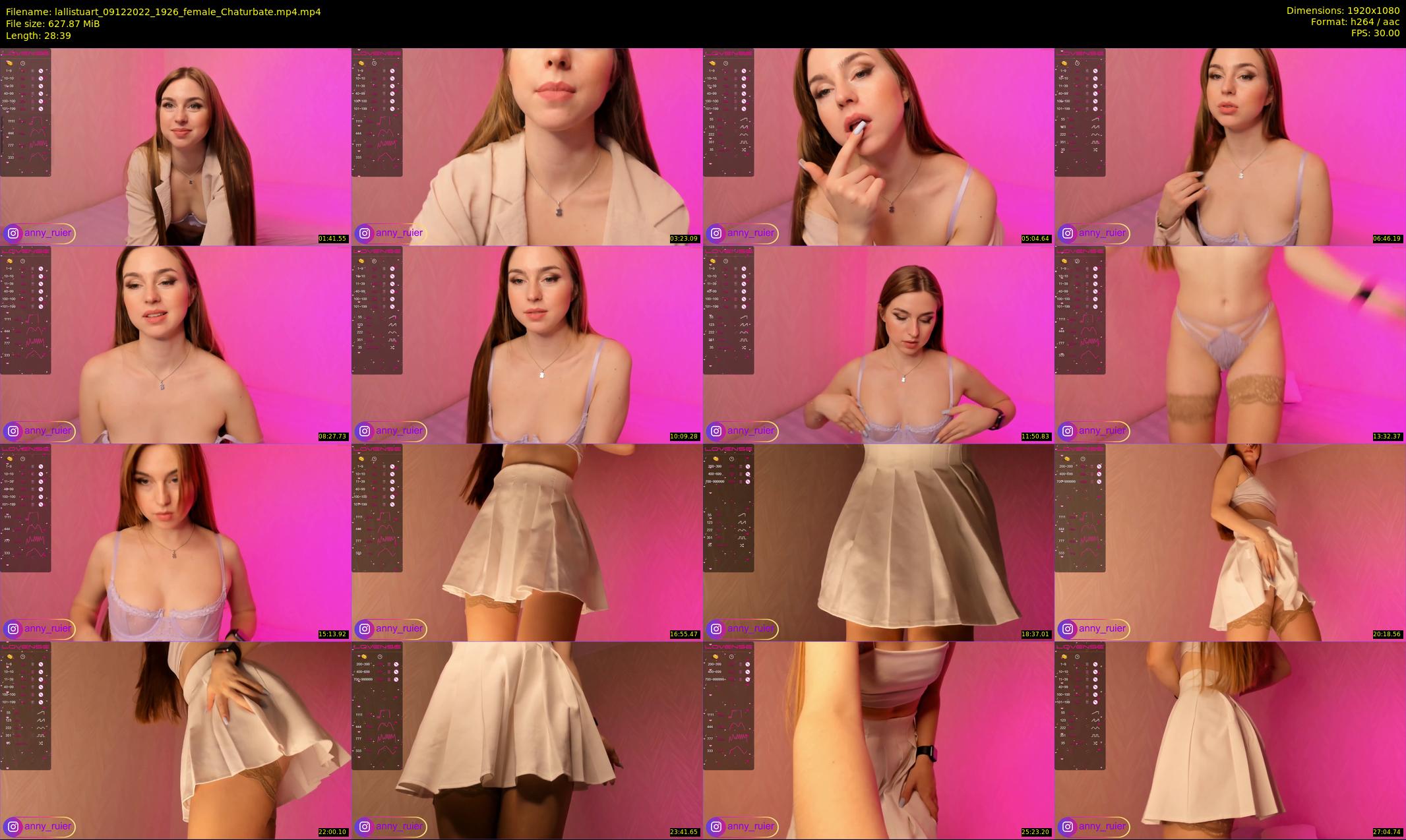 lallistuart — 29 minute Chaturbate female cam show recording, 1080p, Dec 9, 2022