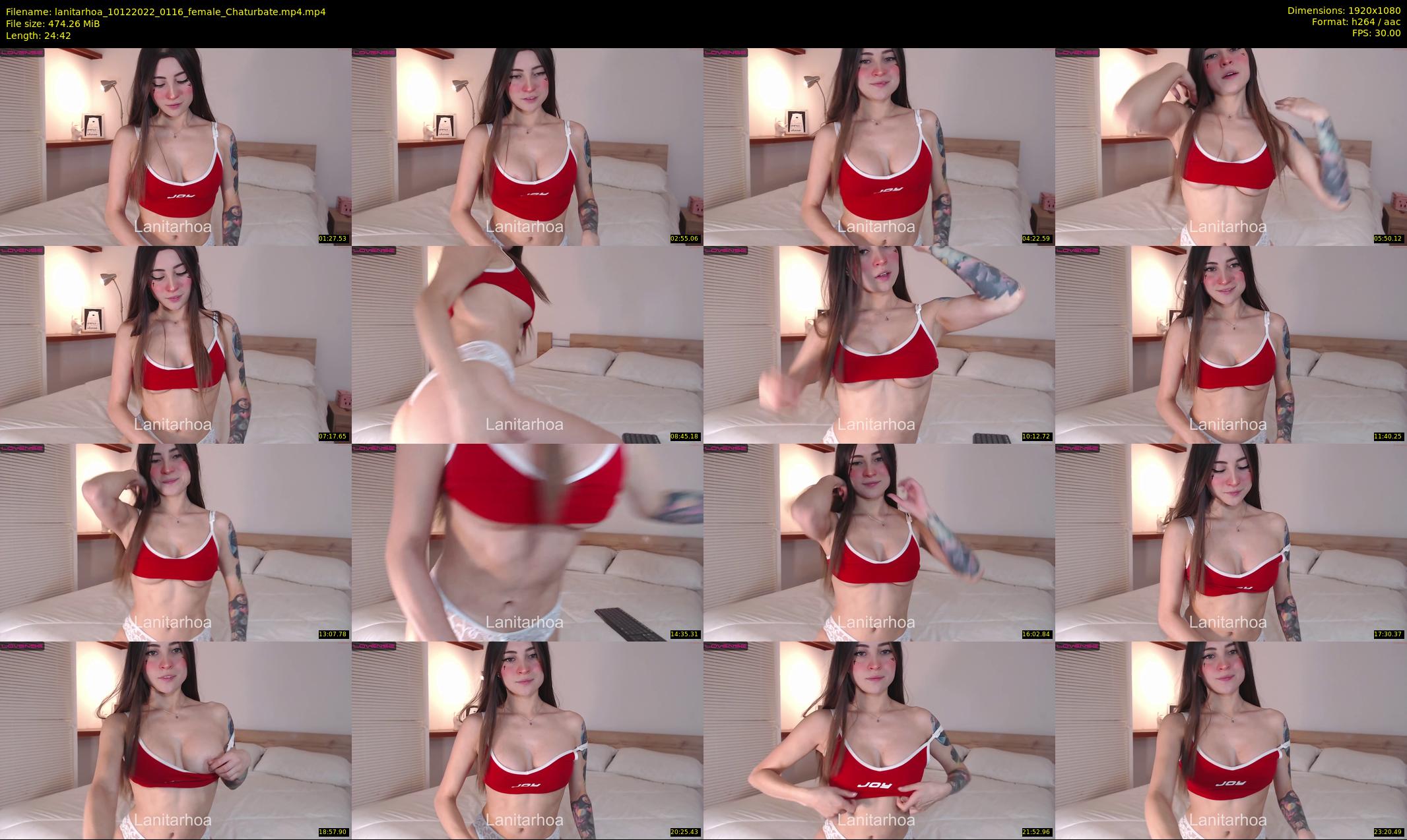 lanitarhoa — 25 minute Chaturbate female cam show recording, 1080p, Dec 10, 2022