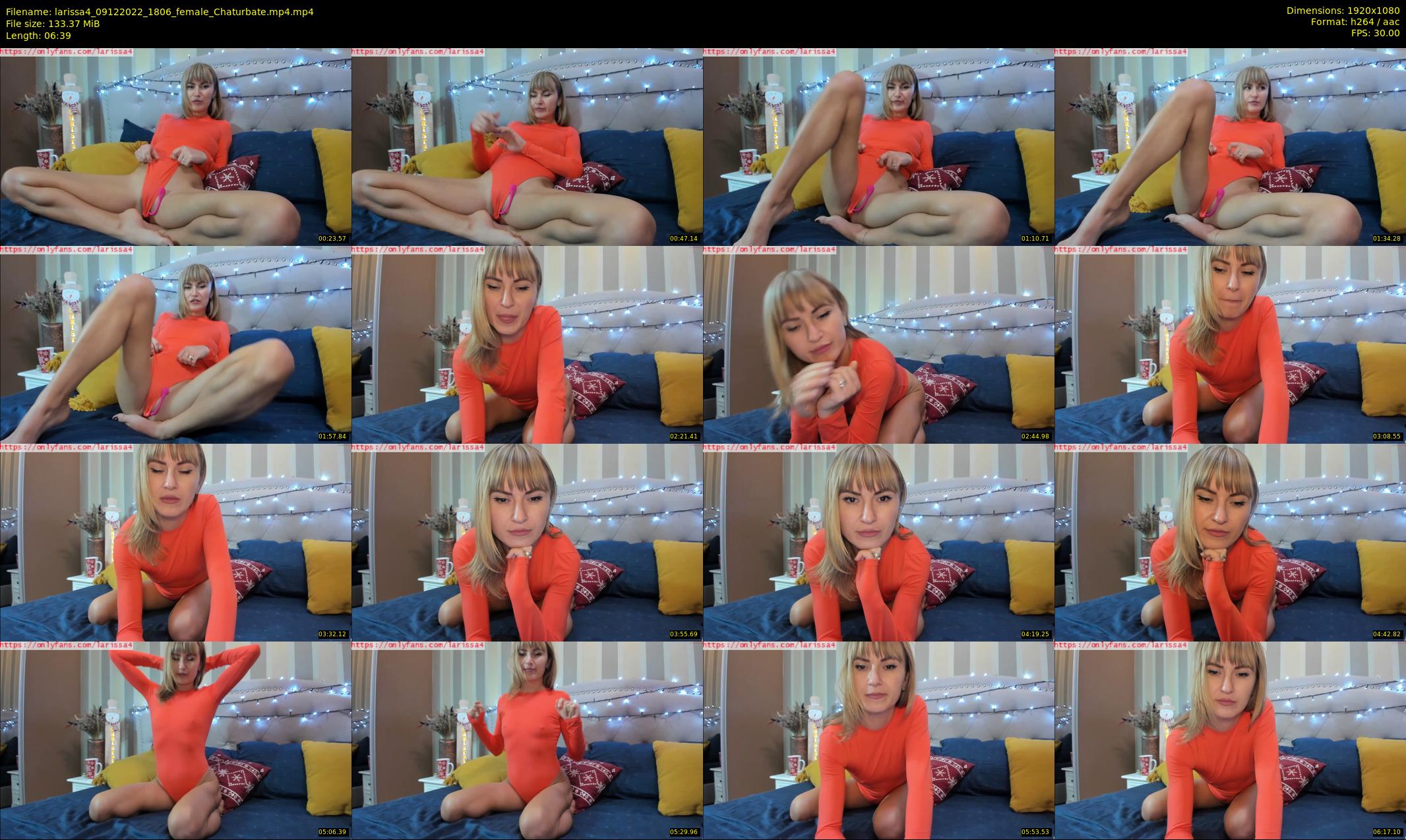 larissa4 — 7 minute Chaturbate female cam show recording, 1080p, Dec 9, 2022