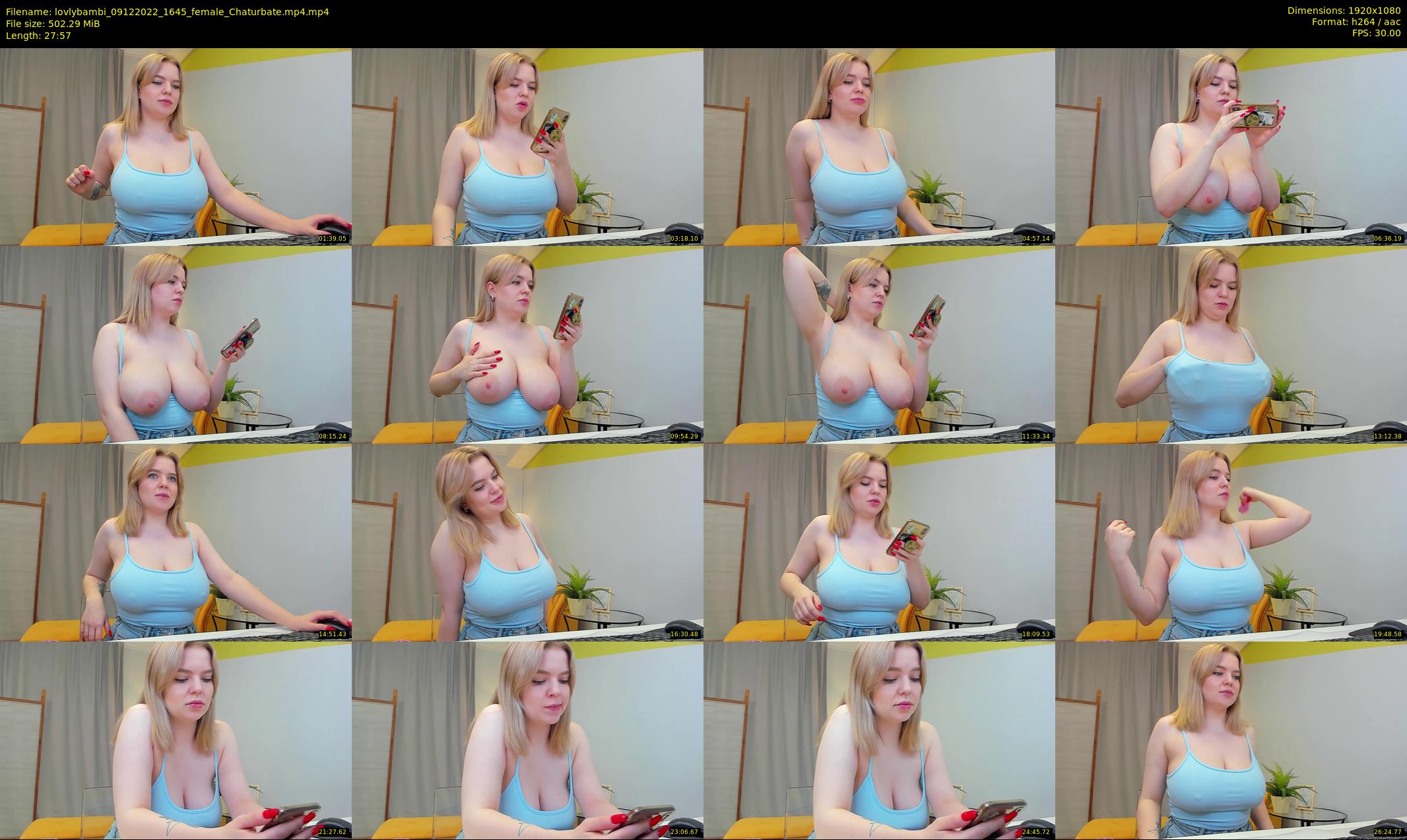 lovlybambi — 28 minute Chaturbate female cam show recording, 1080p, Dec 9, 2022