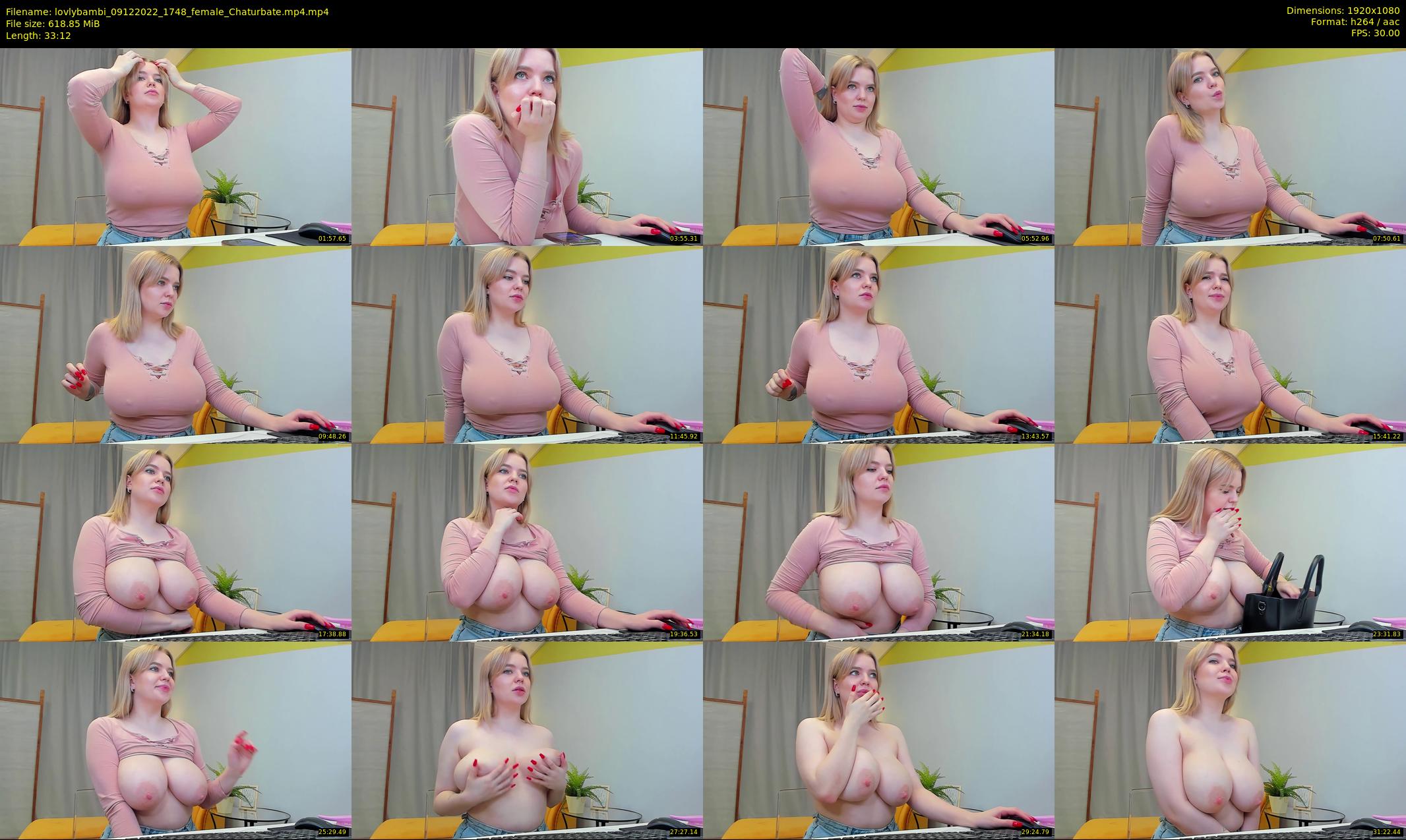lovlybambi — 34 minute Chaturbate female cam show recording, 1080p, Dec 9, 2022