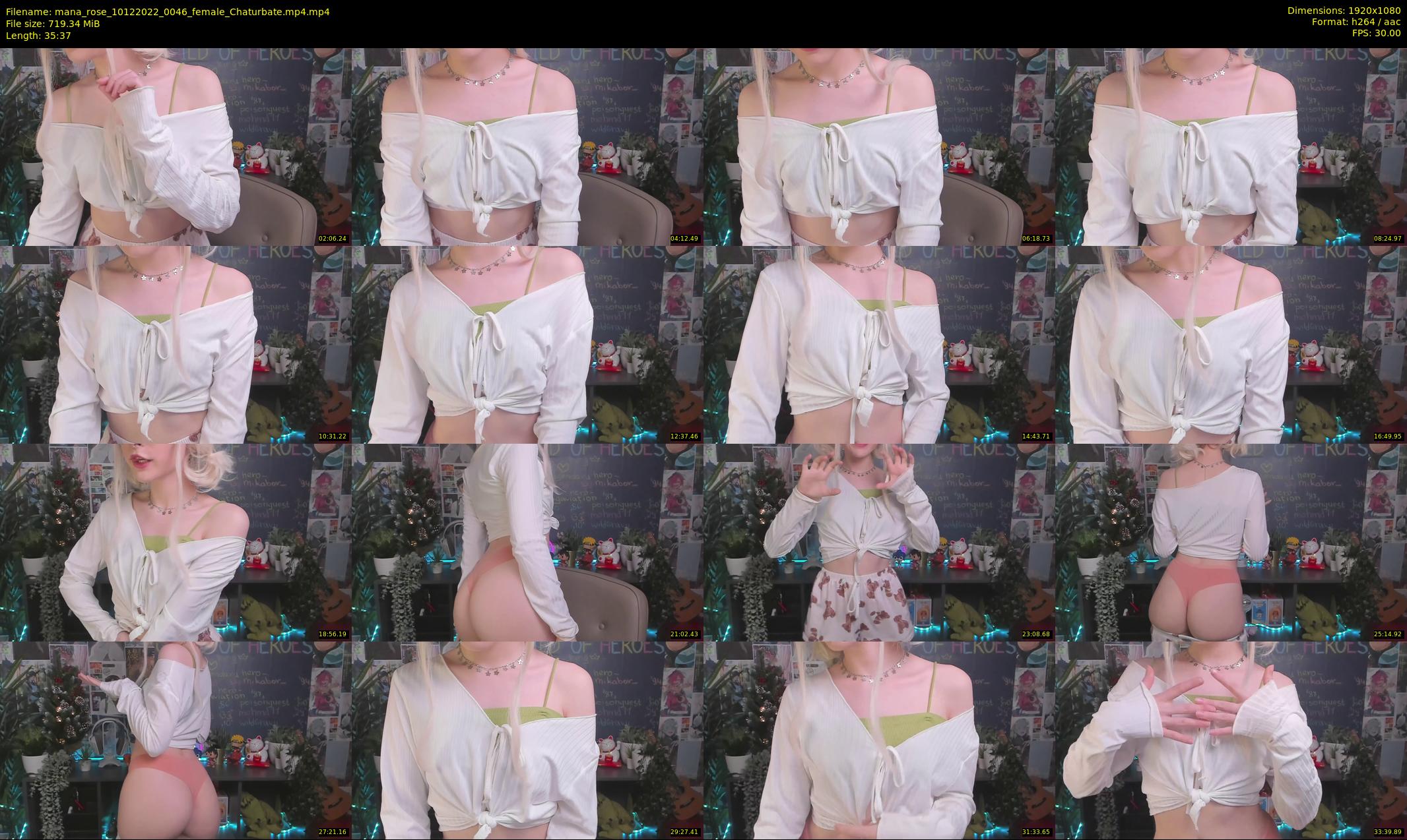 mana_rose — 36 minute Chaturbate female cam show recording, 1080p, Dec 10, 2022