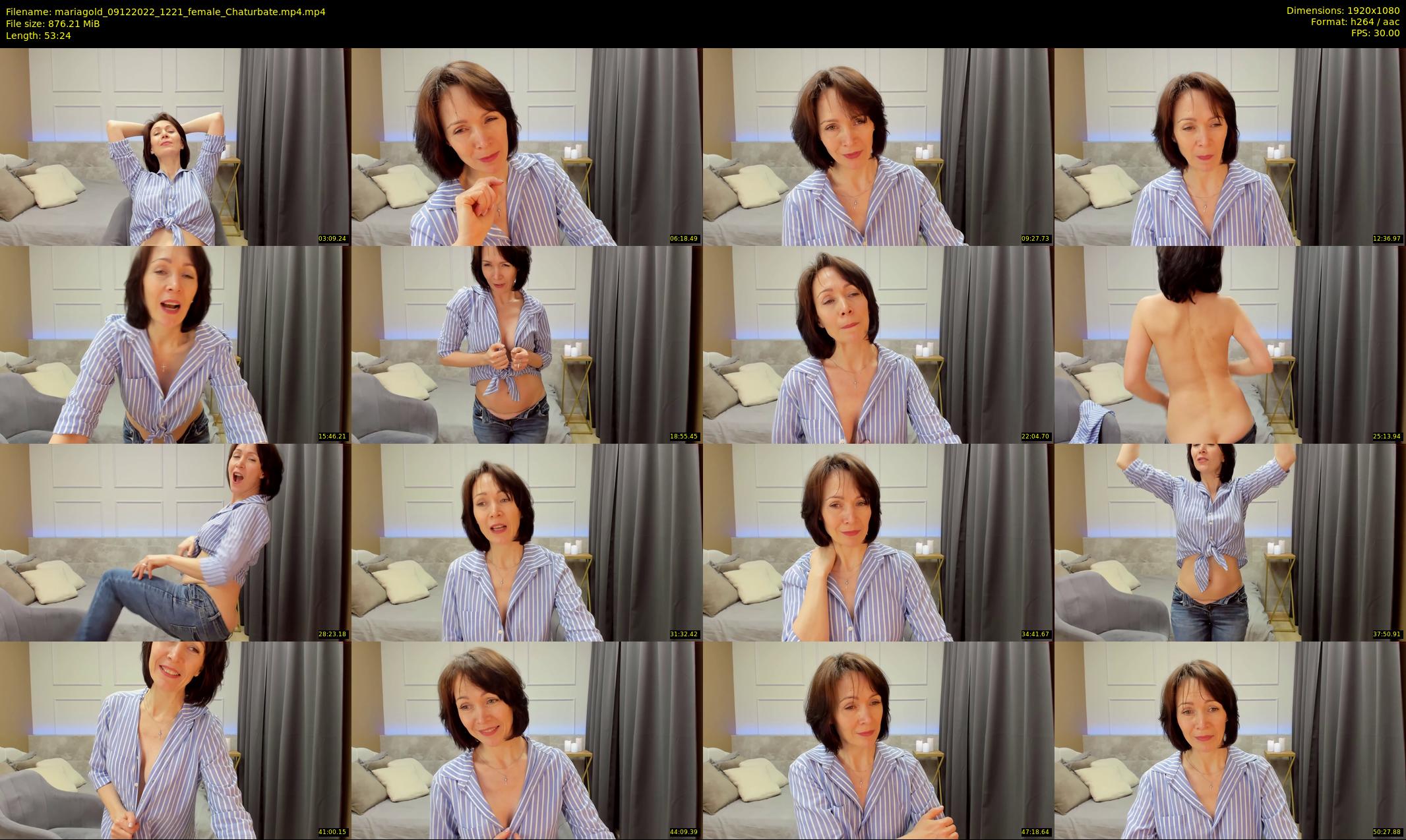 mariagold — 54 minute Chaturbate female cam show recording, 1080p, Dec 9, 2022
