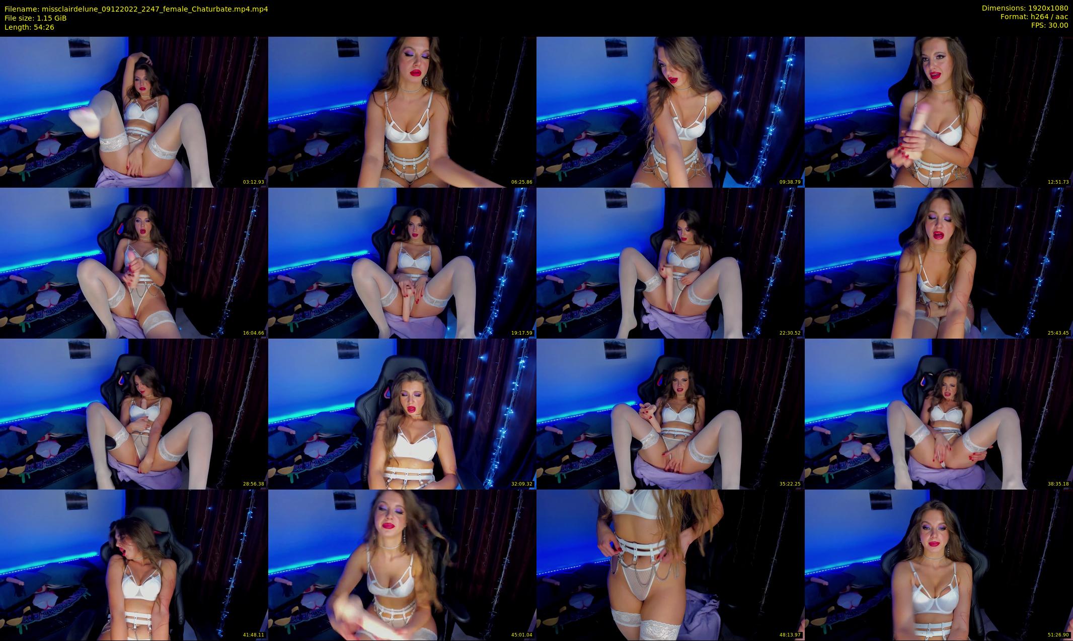 missclairdelune — 55 minute Chaturbate female cam show recording, 1080p, Dec 9, 2022