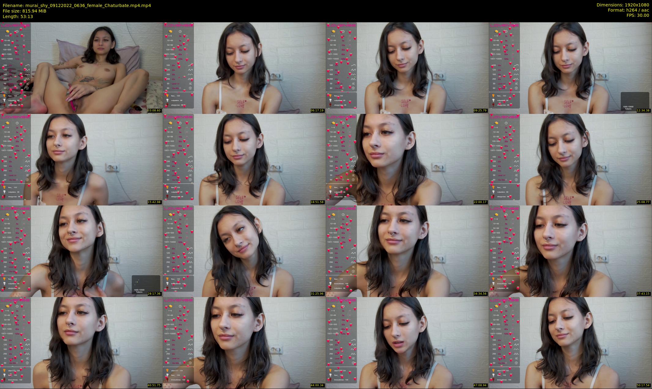 murai_shy — 54 minute Chaturbate female cam show recording, 1080p, Dec 9, 2022