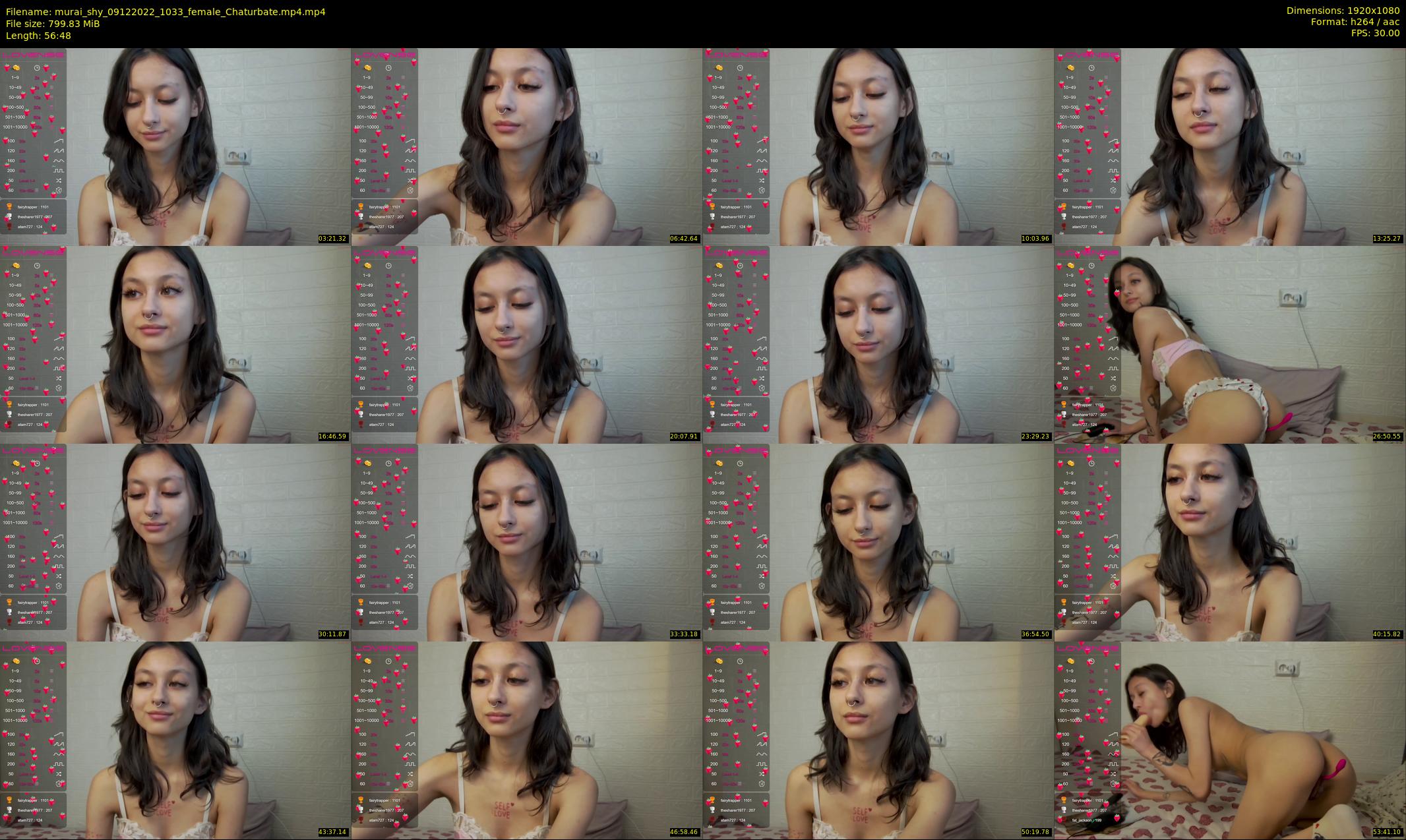 murai_shy — 57 minute Chaturbate female cam show recording, 1080p, Dec 9, 2022