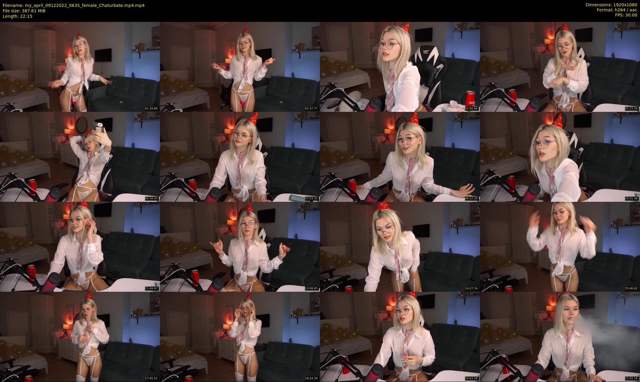 my_april — 23 minute Chaturbate female cam show recording, 1080p, Dec 9, 2022
