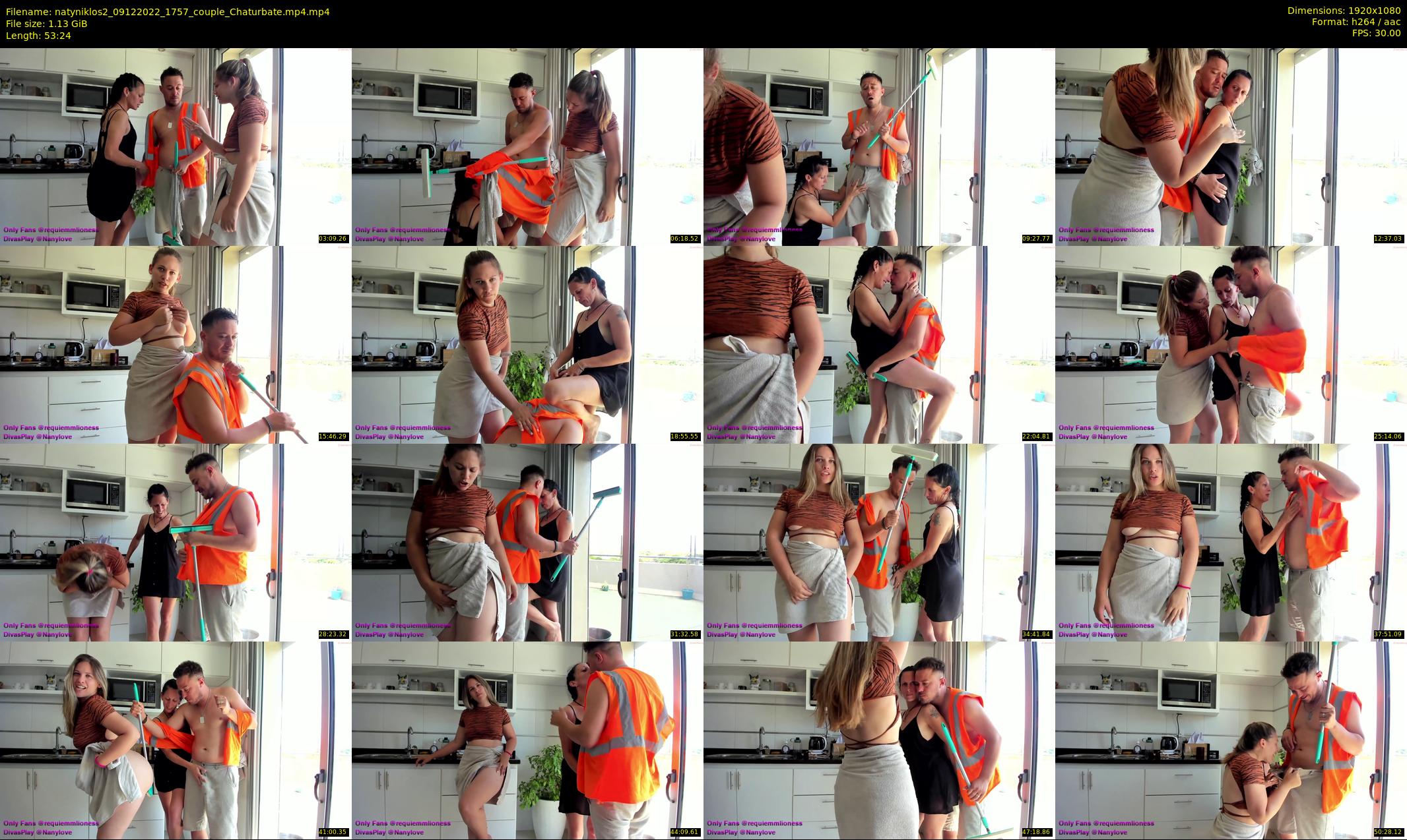 natyniklos2 — 54 minute Chaturbate couple cam show recording, 1080p, Dec 9, 2022