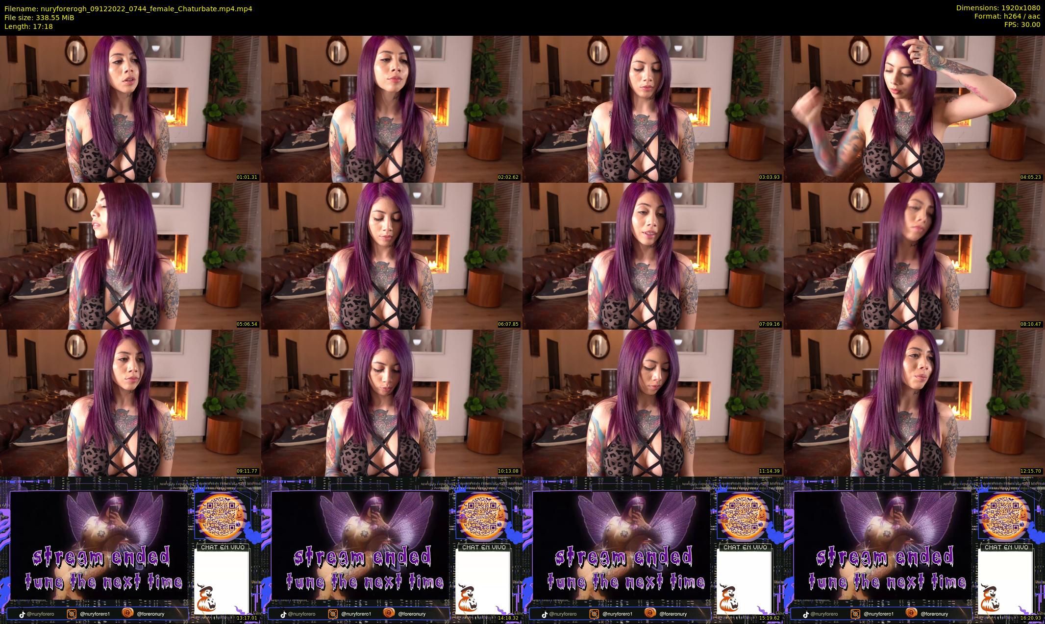 nuryforerogh — 18 minute Chaturbate female cam show recording, 1080p, Dec 9, 2022