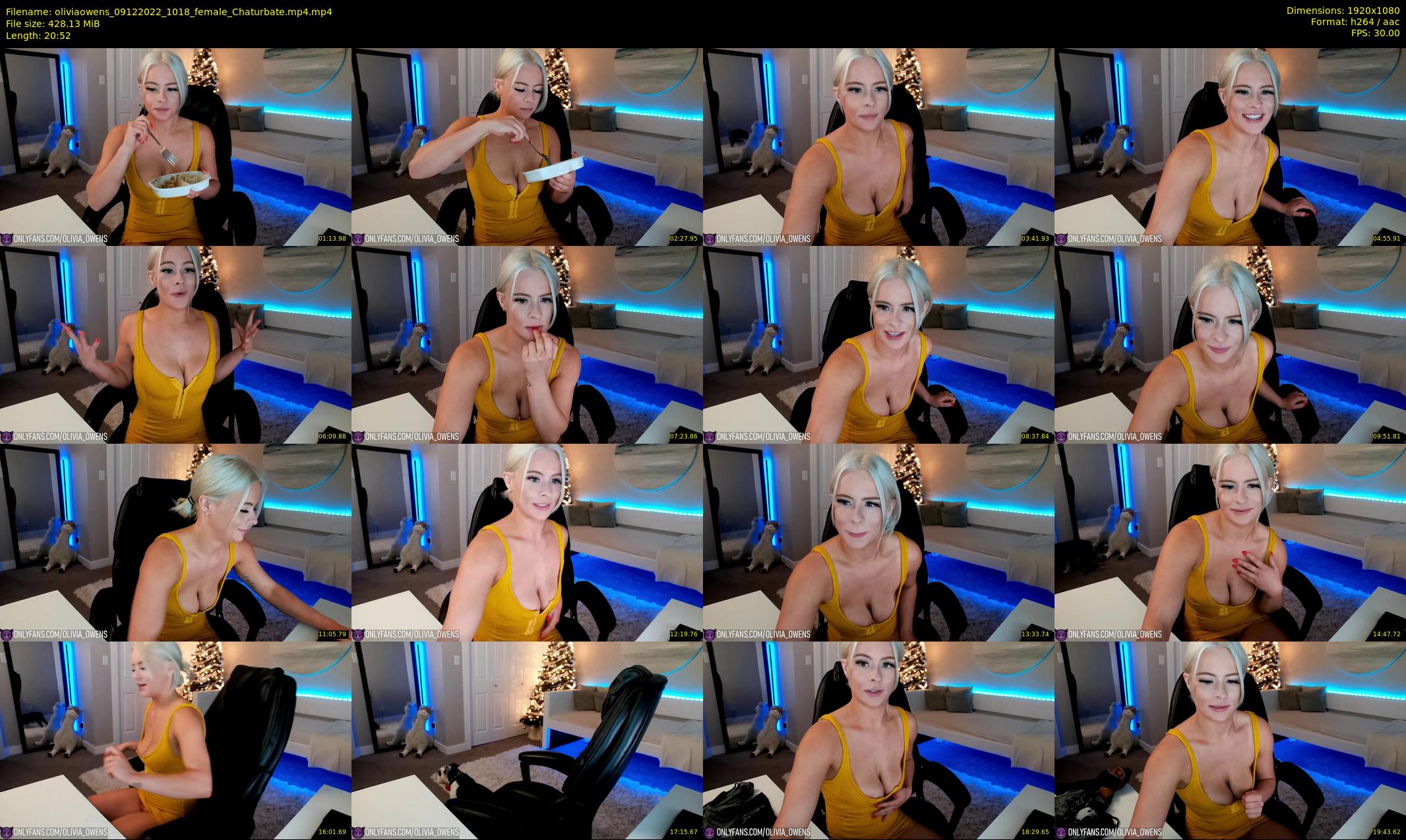oliviaowens — 21 minute Chaturbate female cam show recording, 1080p, Dec 9, 2022