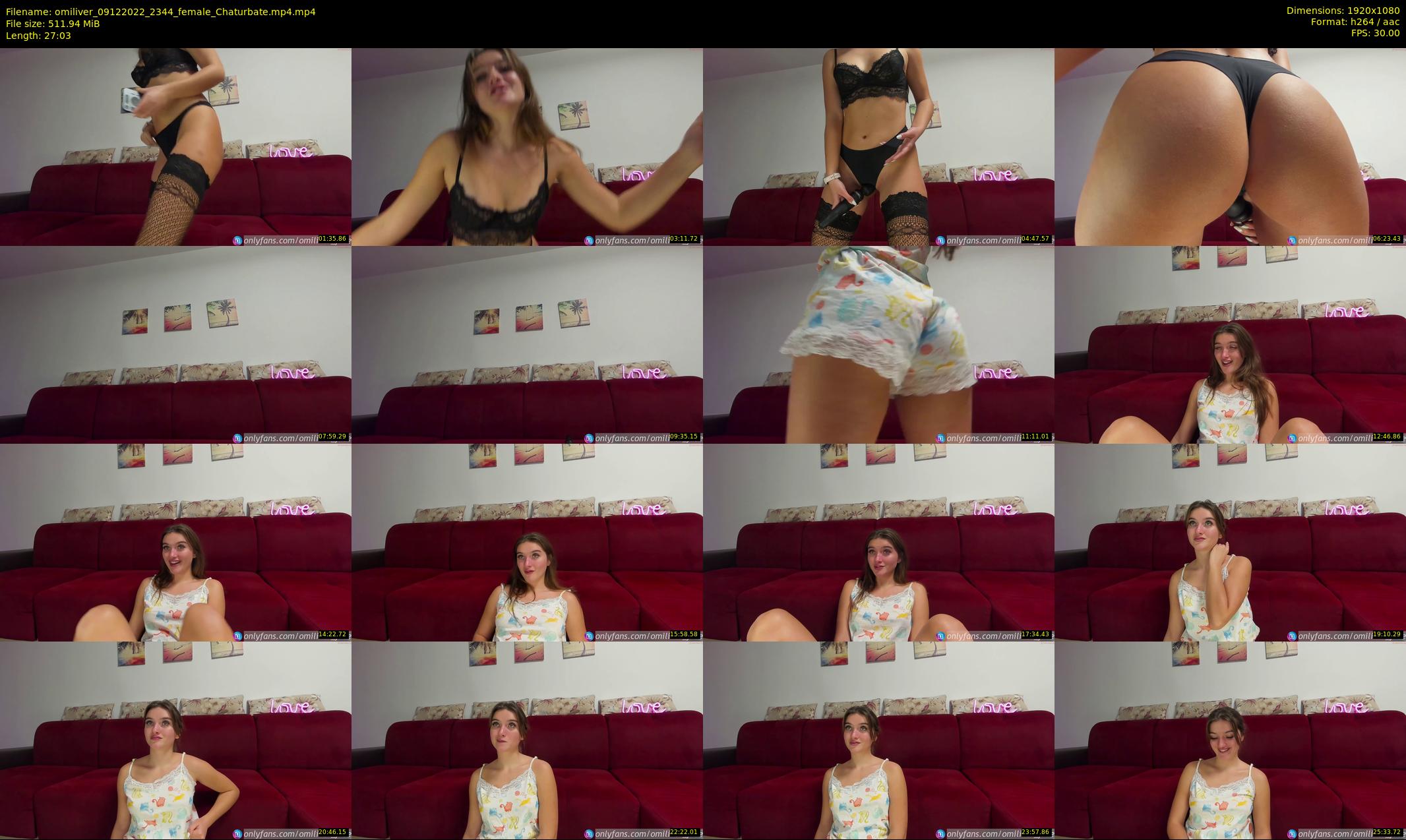omiliver — 28 minute Chaturbate female cam show recording, 1080p, Dec 9, 2022