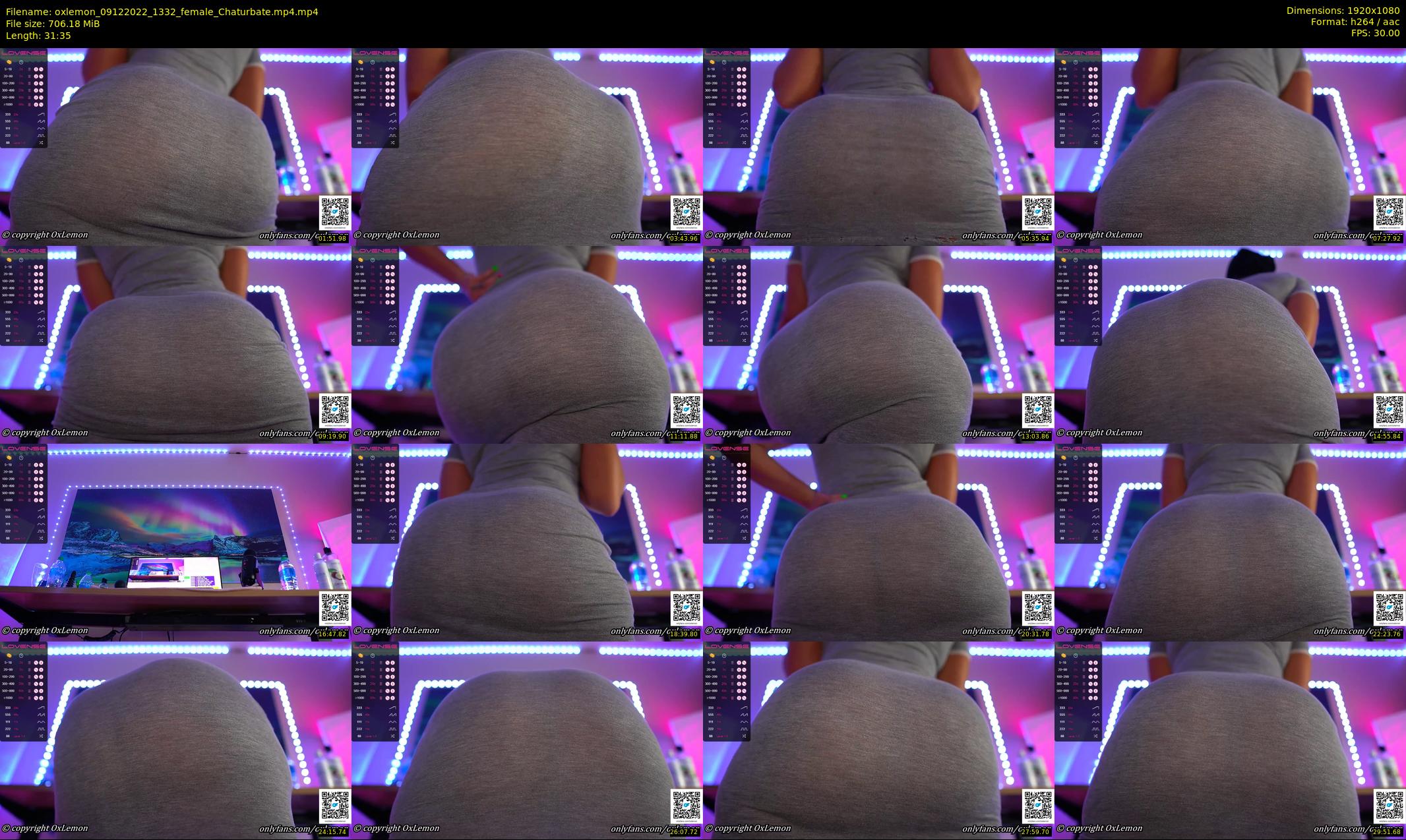 oxlemon — 32 minute Chaturbate female cam show recording, 1080p, Dec 9, 2022