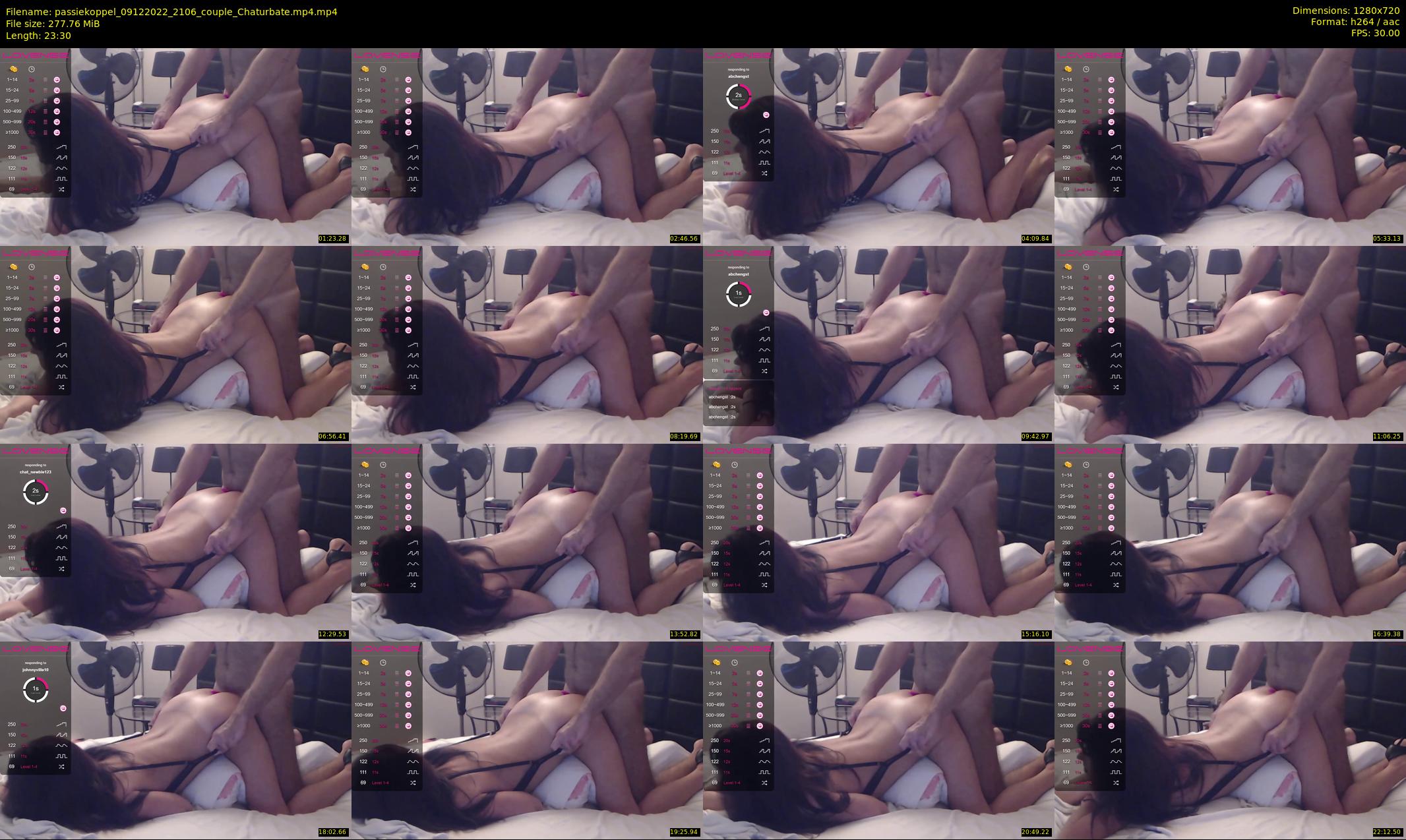 passiekoppel — 24 minute Chaturbate couple cam show recording, 720p, Dec 9, 2022