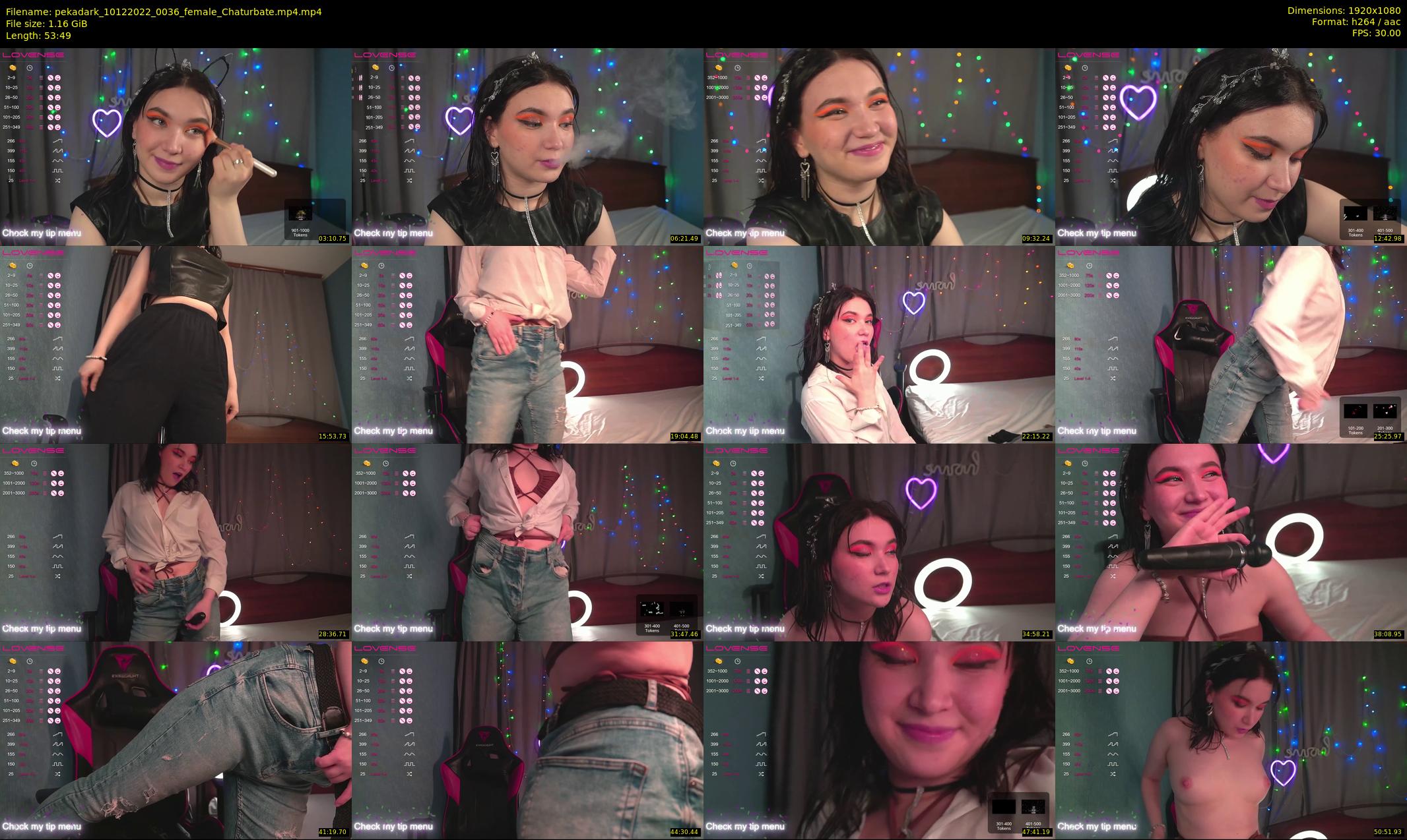 pekadark — 54 minute Chaturbate female cam show recording, 1080p, Dec 10, 2022