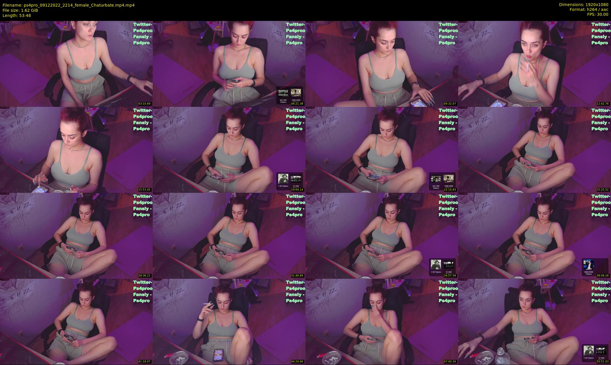 ps4pro — 54 minute Chaturbate female cam show recording, 1080p, Dec 9, 2022