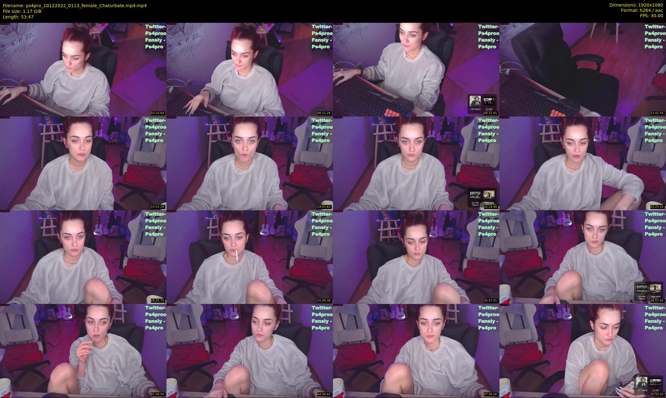 ps4pro — 54 minute Chaturbate female cam show recording, 1080p, Dec 10, 2022