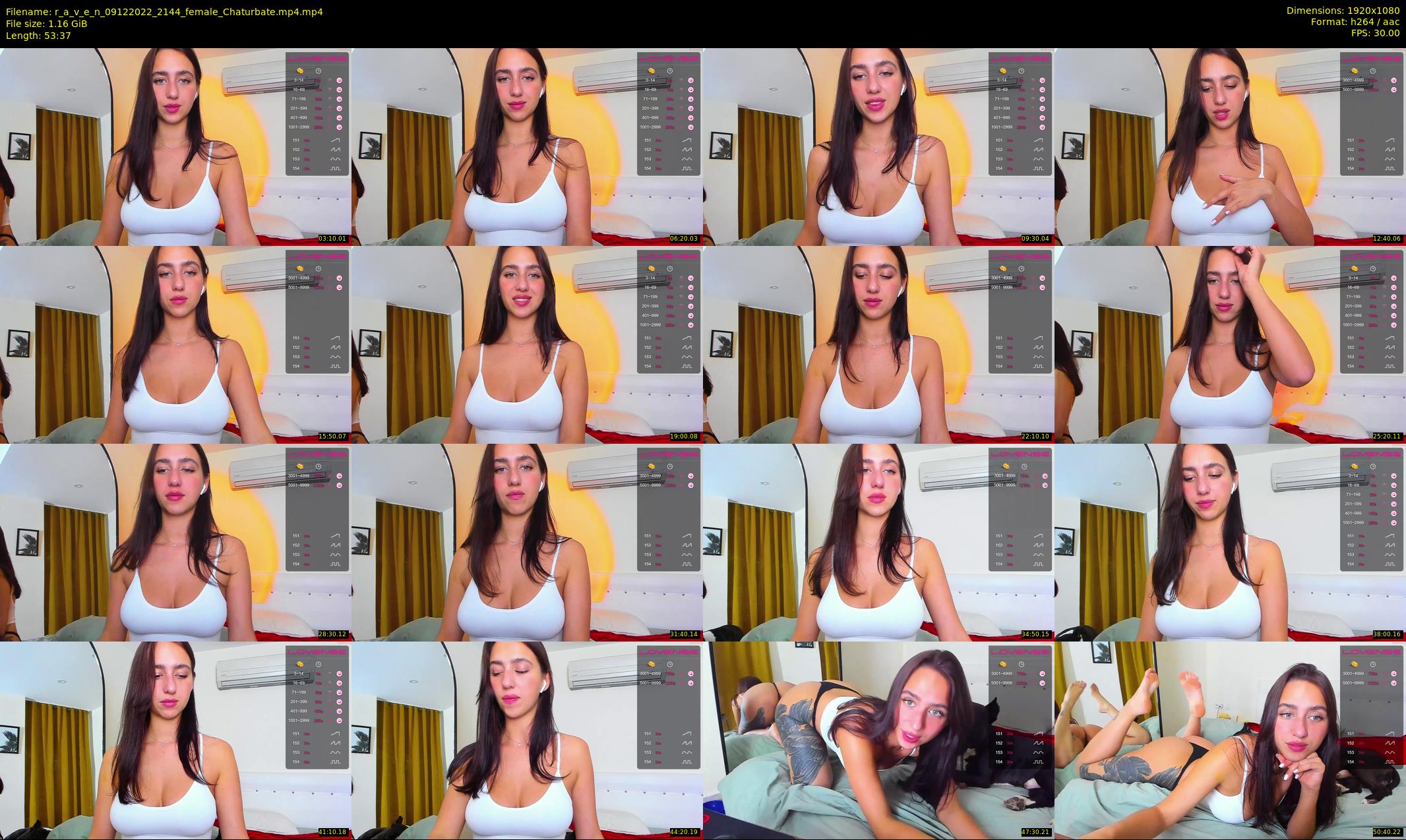 r_a_v_e_n — 54 minute Chaturbate female cam show recording, 1080p, Dec 9, 2022