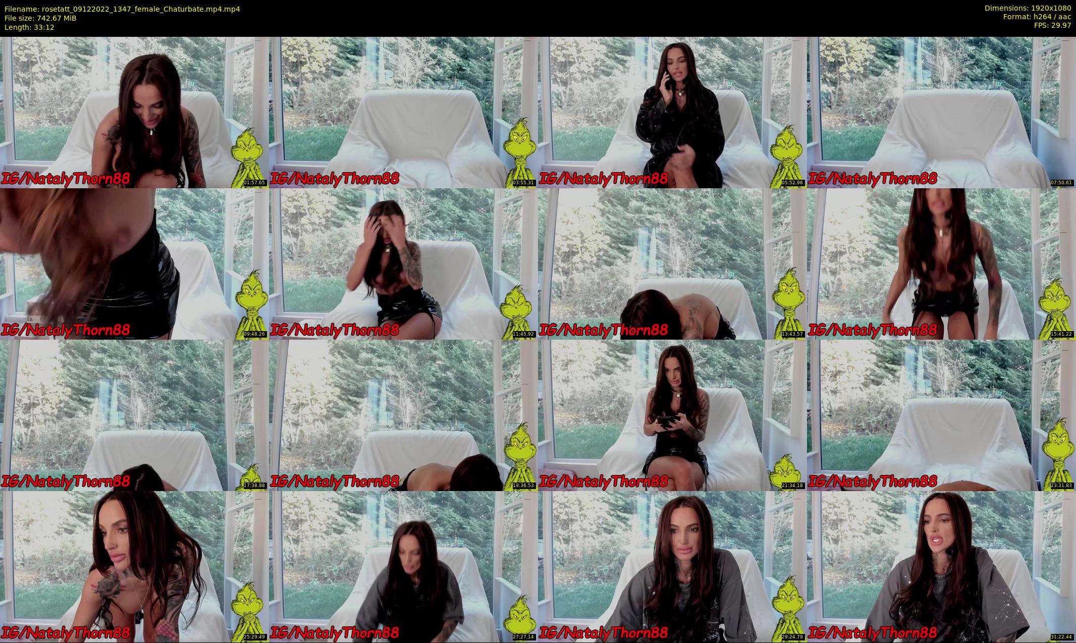 rosetatt — 34 minute Chaturbate female cam show recording, 1080p, Dec 9, 2022