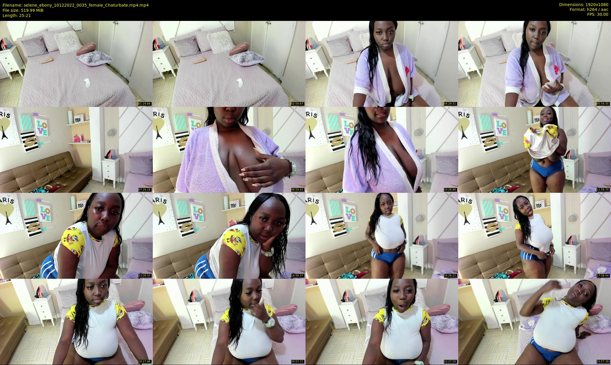 selene_ebony — 26 minute Chaturbate female cam show recording, 1080p, Dec 10, 2022