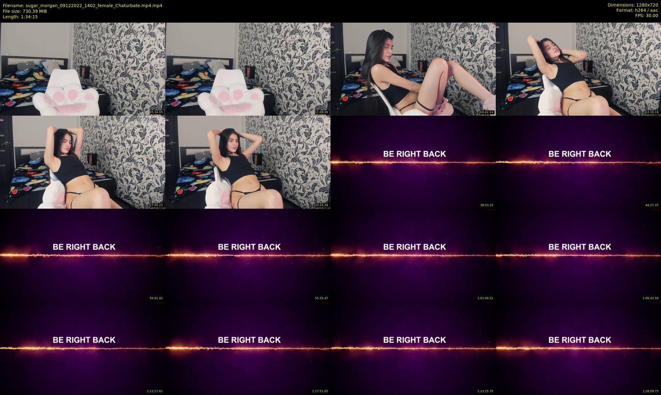 sugar_morgan — 95 minute Chaturbate female cam show recording, 720p, Dec 9, 2022