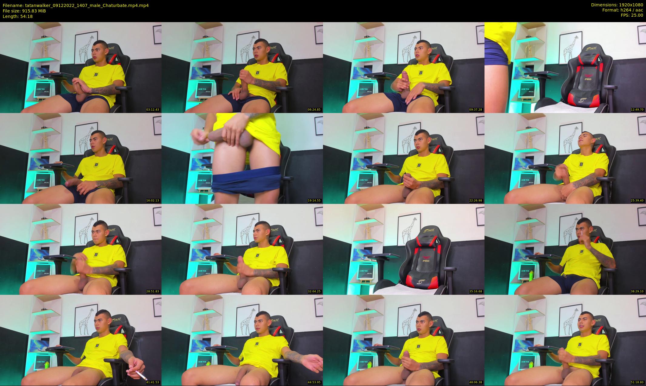 tatanwalker — 55 minute Chaturbate male cam show recording, 1080p, Dec 9, 2022