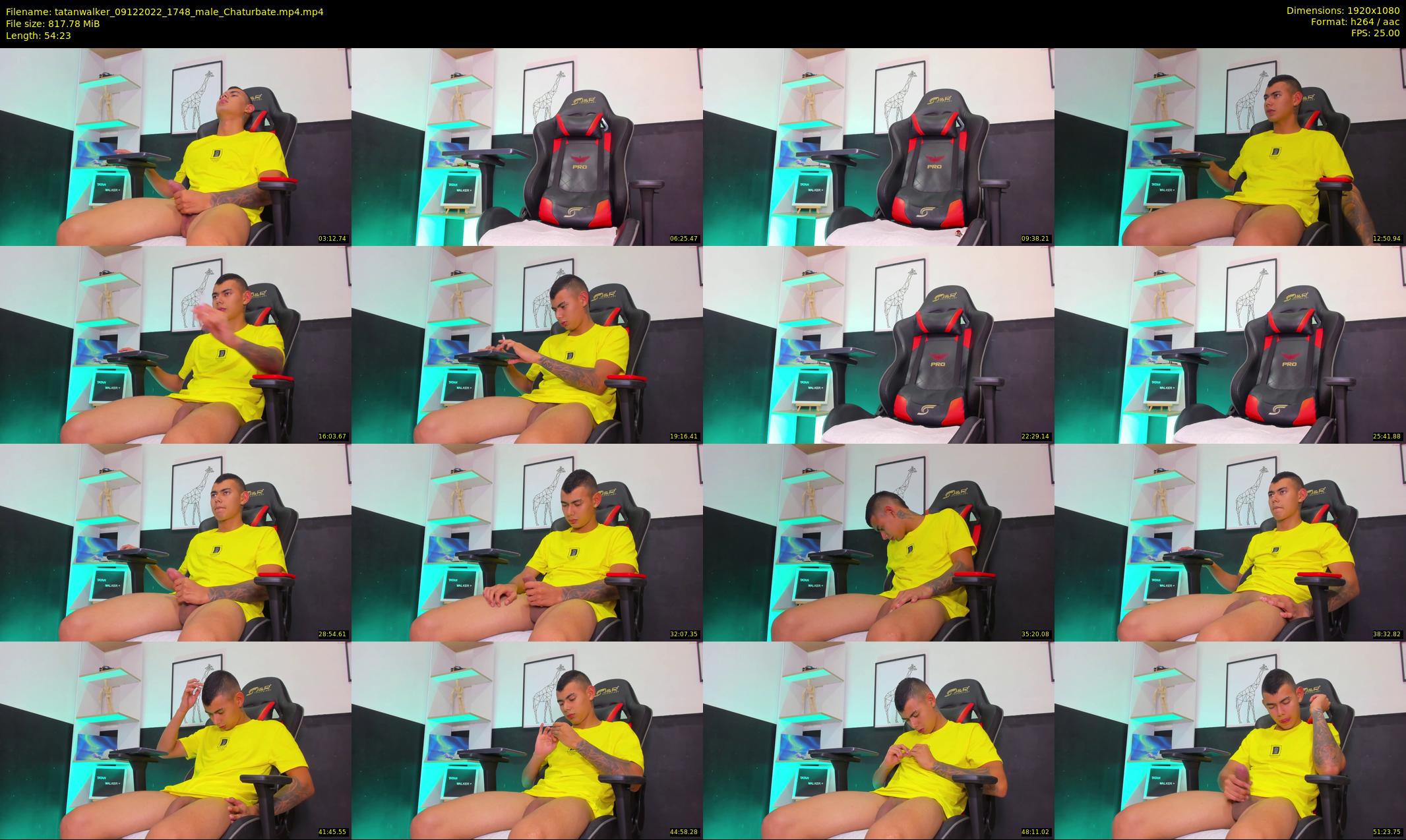 tatanwalker — 55 minute Chaturbate male cam show recording, 1080p, Dec 9, 2022
