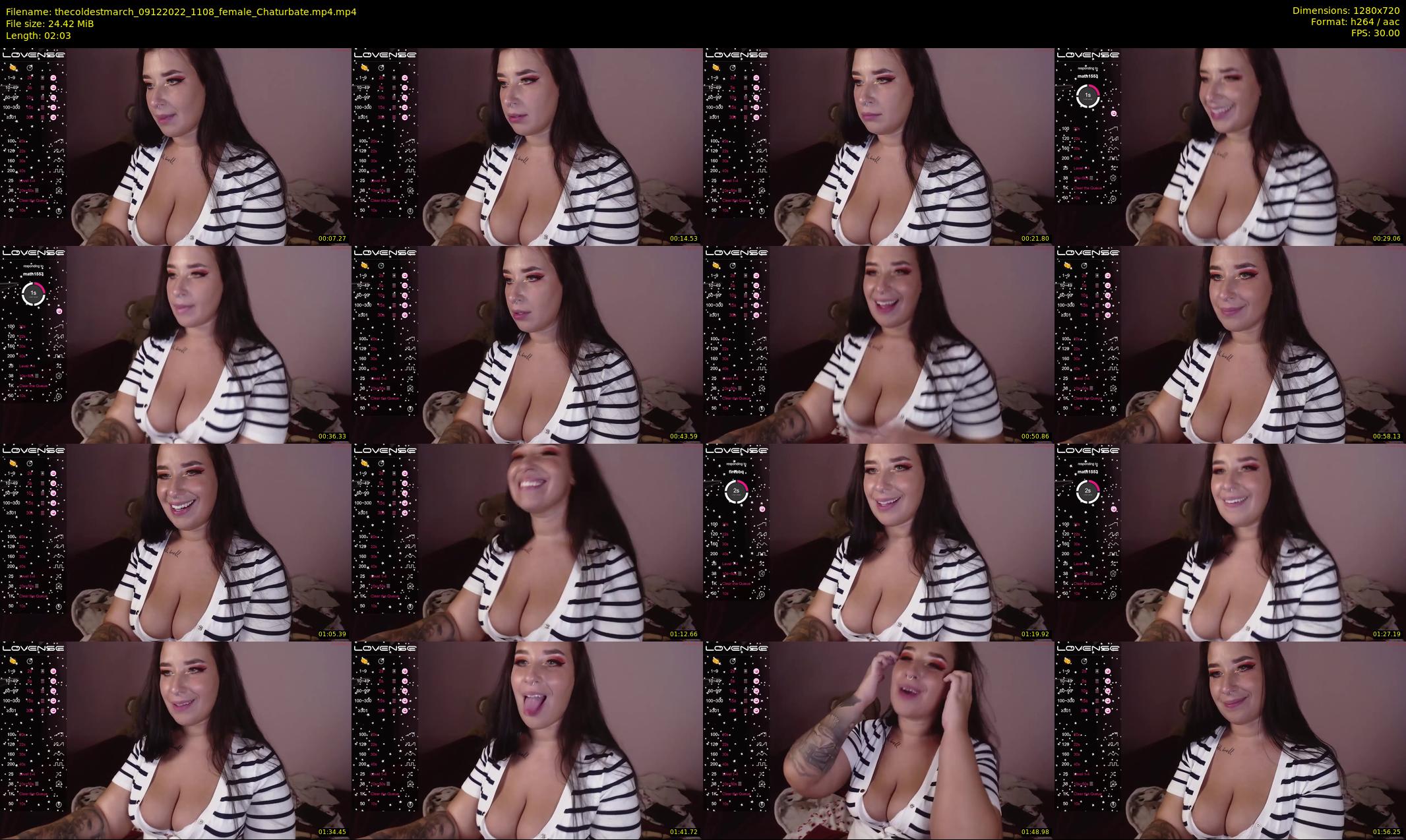 thecoldestmarch — 3 minute Chaturbate female cam show recording, 720p, Dec 9, 2022