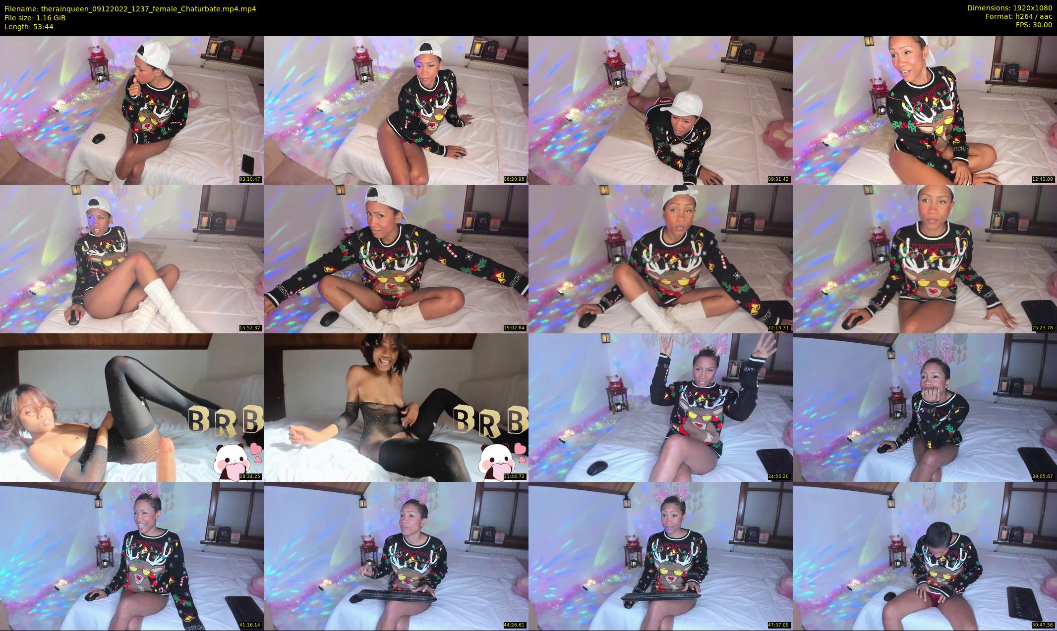 therainqueen — 54 minute Chaturbate female cam show recording, 1080p, Dec 9, 2022
