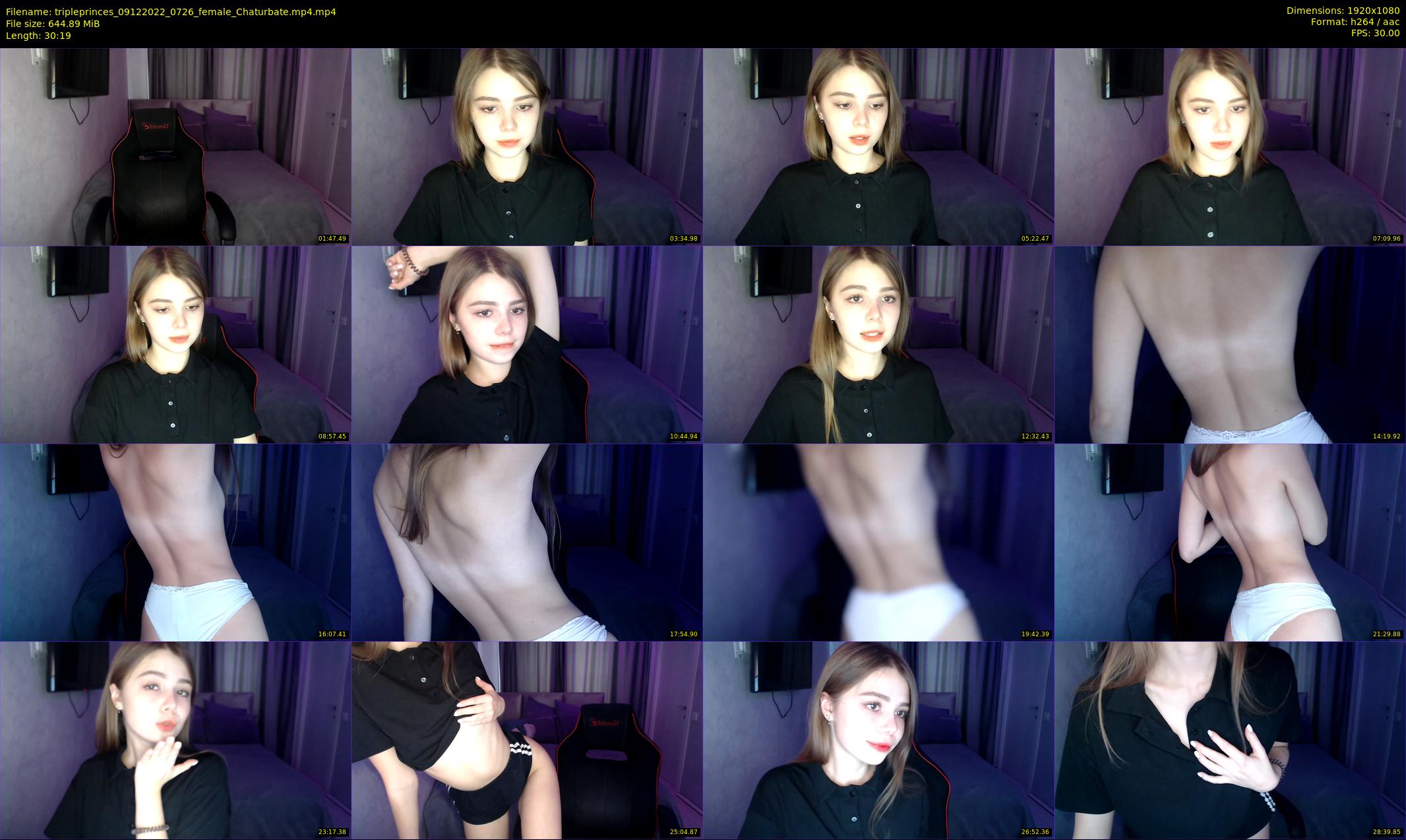 tripleprinces — 31 minute Chaturbate female cam show recording, 1080p, Dec 9, 2022