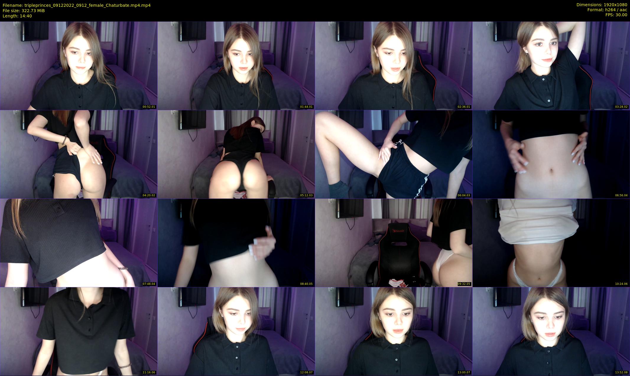 tripleprinces — 15 minute Chaturbate female cam show recording, 1080p, Dec 9, 2022