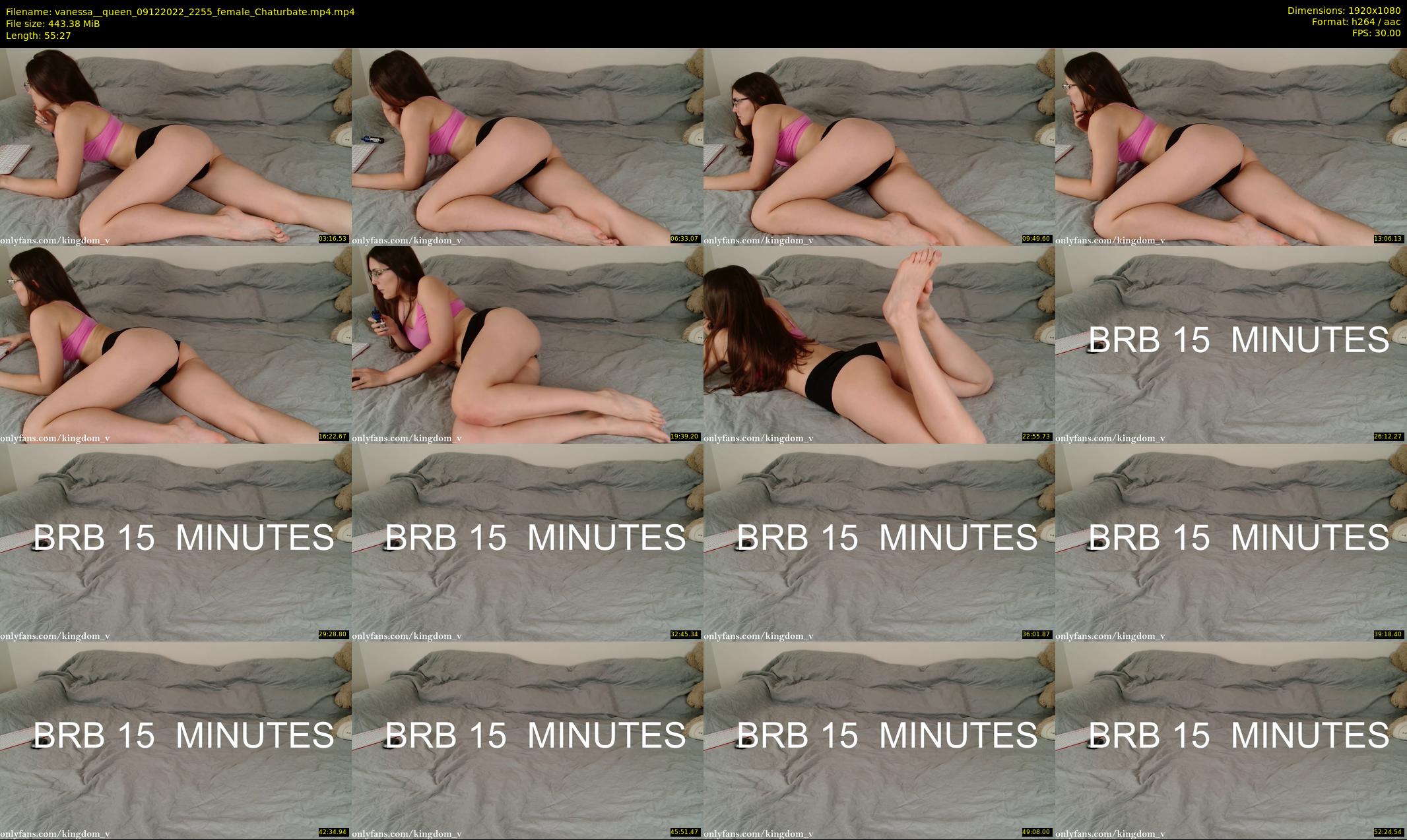 vanessa__queen — 56 minute Chaturbate female cam show recording, 1080p, Dec 9, 2022