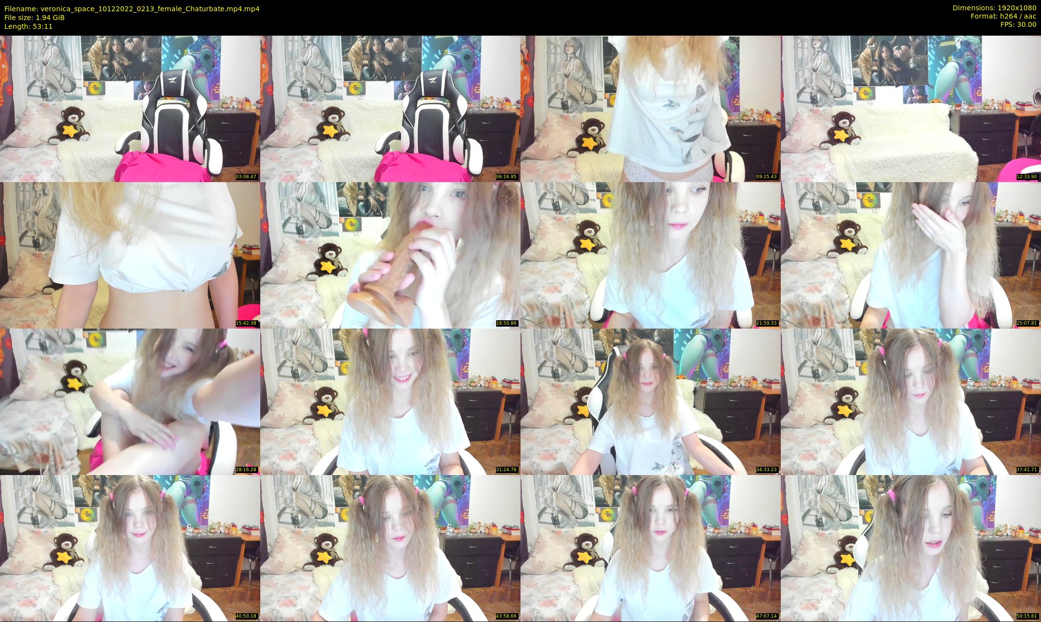 veronica_space — 54 minute Chaturbate female cam show recording, 1080p, Dec 10, 2022
