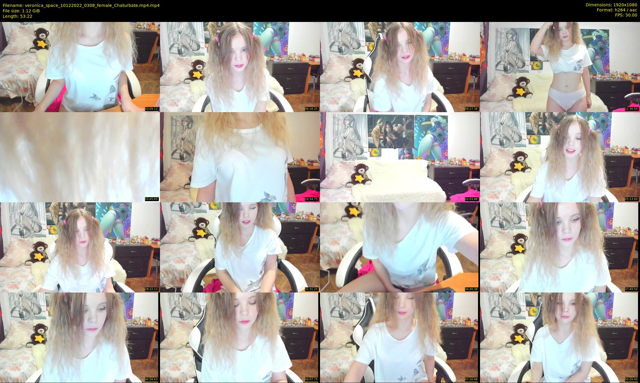 veronica_space — 54 minute Chaturbate female cam show recording, 1080p, Dec 10, 2022