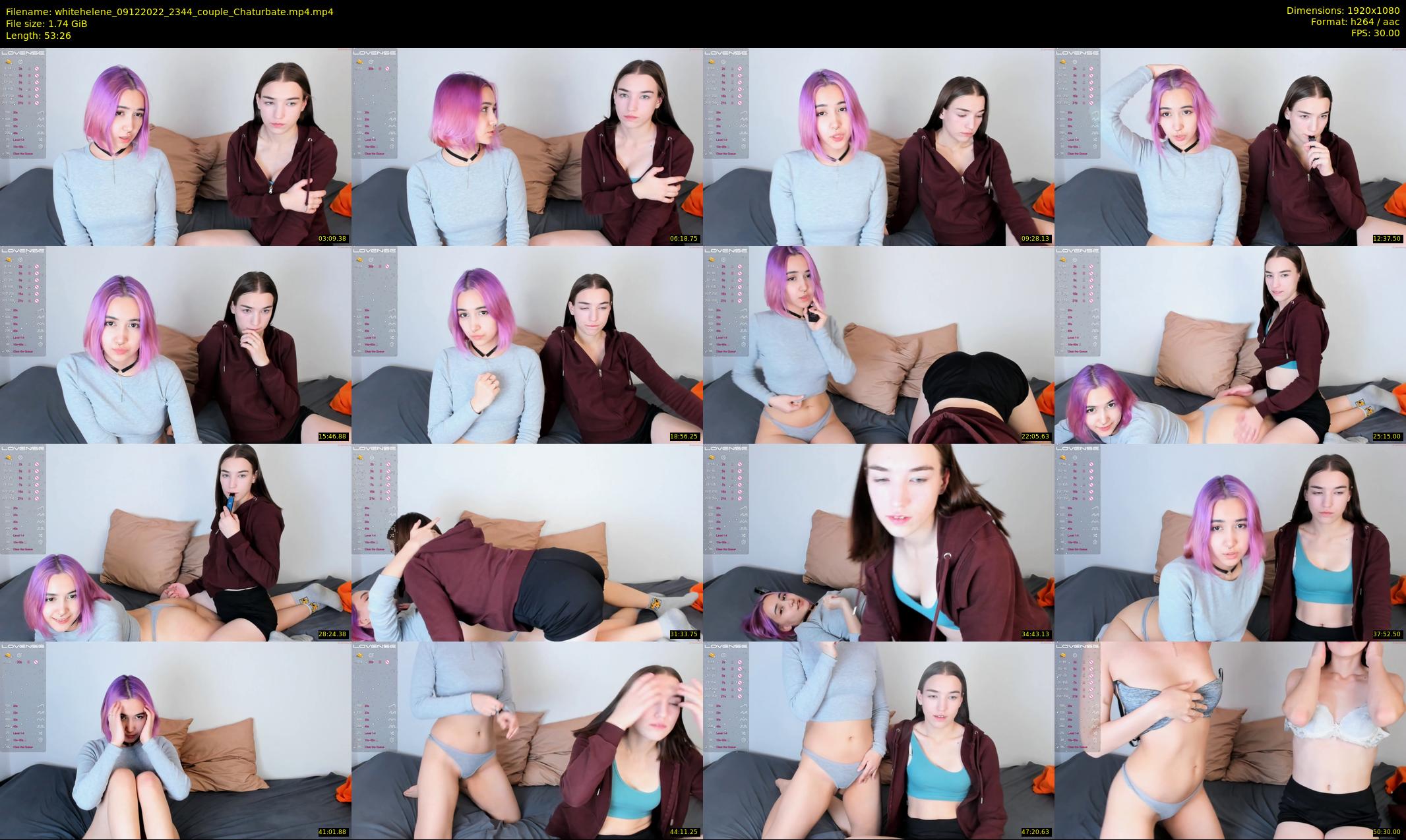 whitehelene — 54 minute Chaturbate female cam show recording, 1080p, Dec 9, 2022