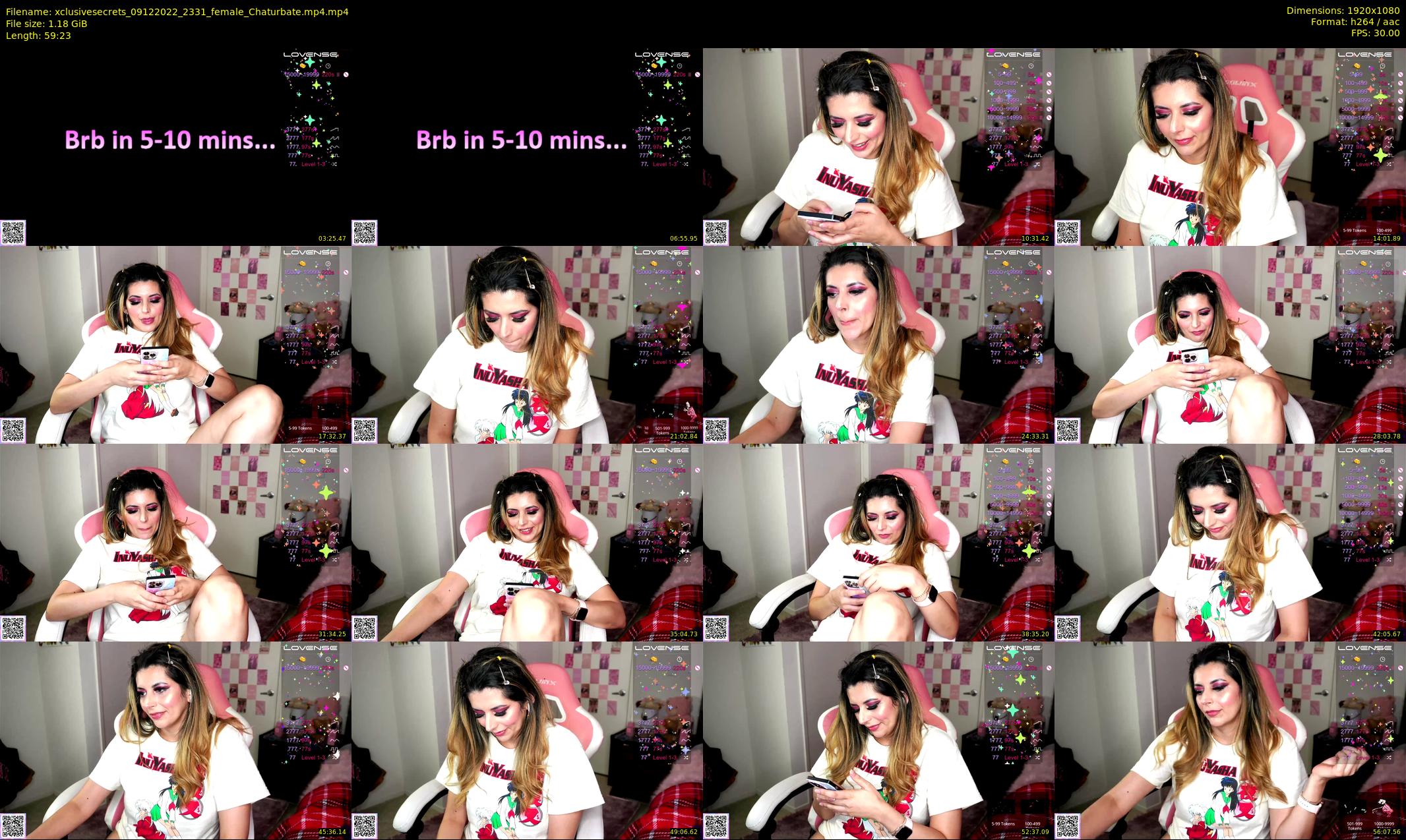 xclusivesecrets — 60 minute Chaturbate female cam show recording, 1080p, Dec 9, 2022