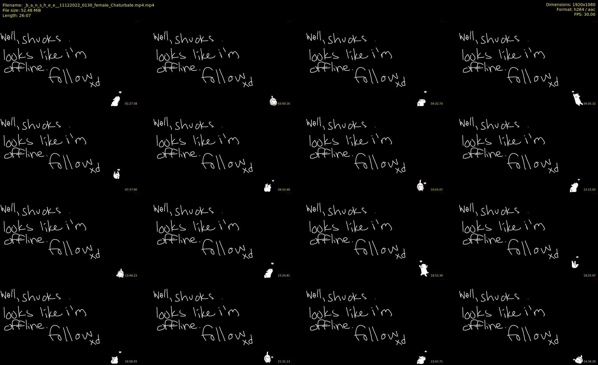 _b_a_n_s_h_e_e_ — 27 minute Chaturbate female cam show recording, 1080p, Dec 11, 2022