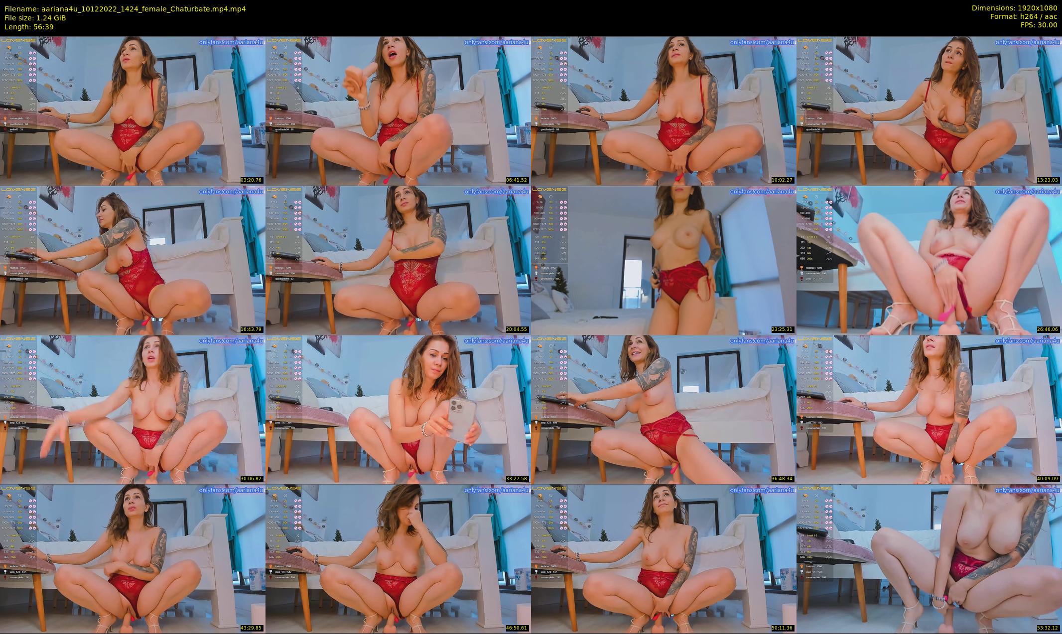 aariana4u — 57 minute Chaturbate female cam show recording, 1080p, Dec 10, 2022