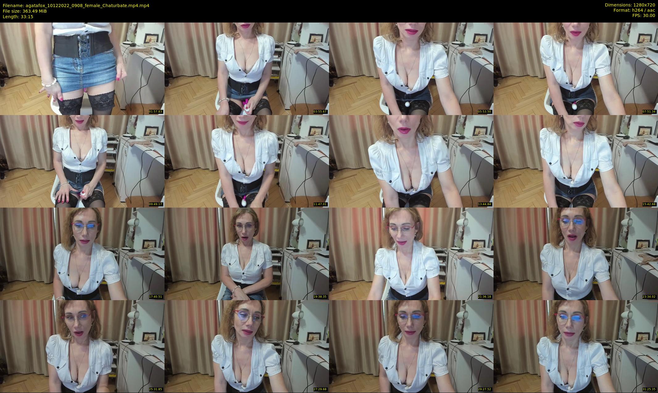 agatafox — 34 minute Chaturbate female cam show recording, 720p, Dec 10, 2022