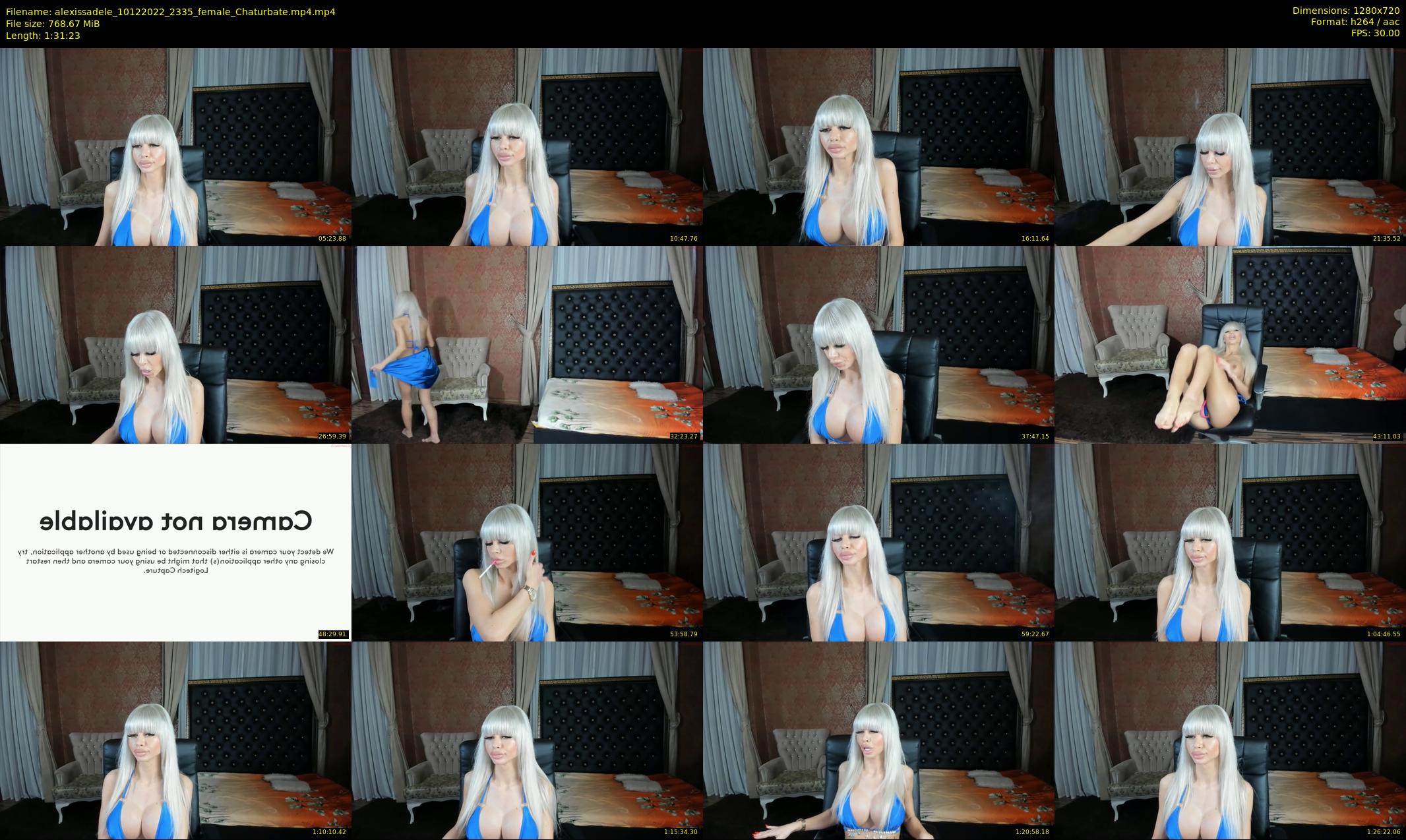 alexissadele — 92 minute Chaturbate female cam show recording, 720p, Dec 10, 2022