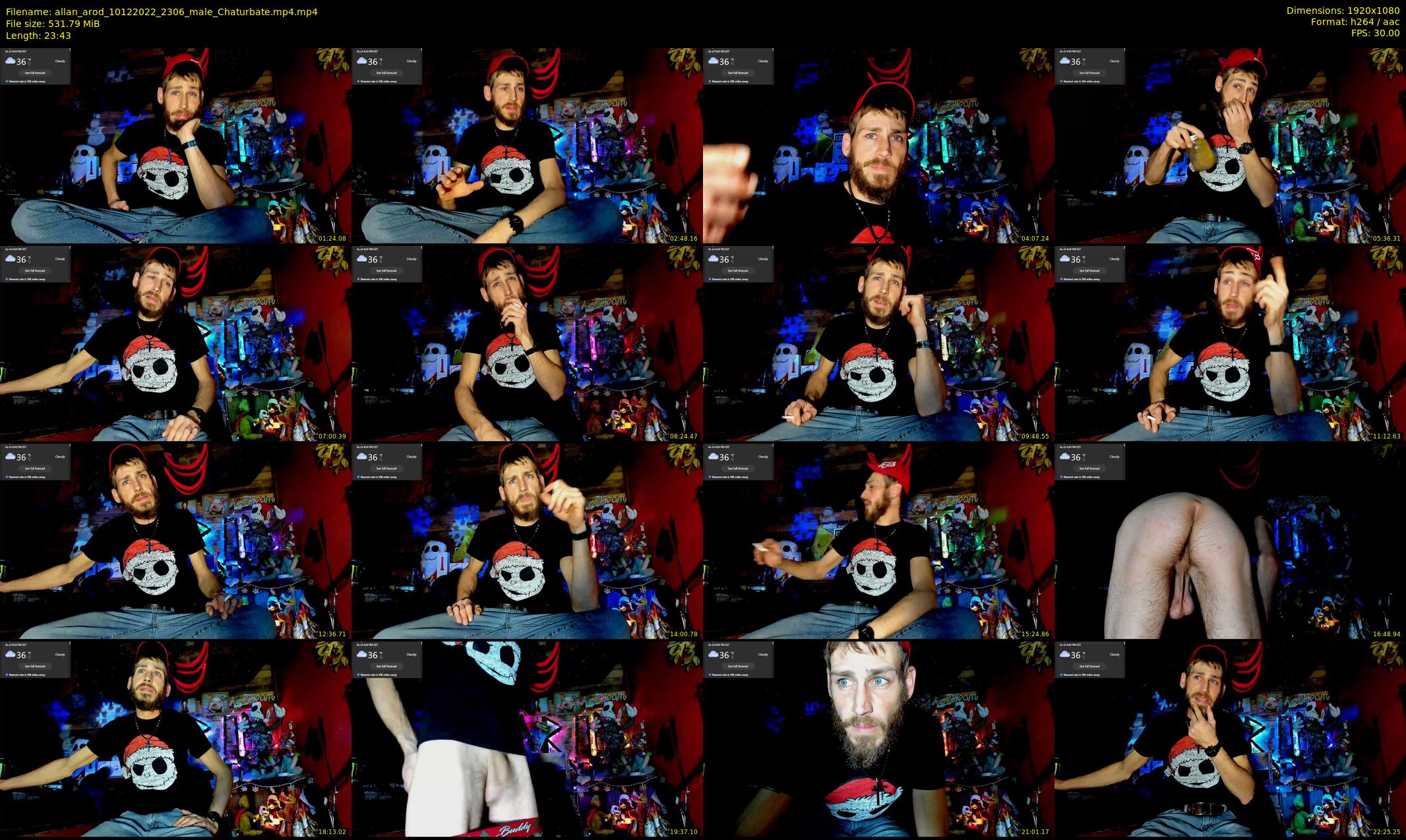 allan_arod — 24 minute Chaturbate male cam show recording, 1080p, Dec 10, 2022